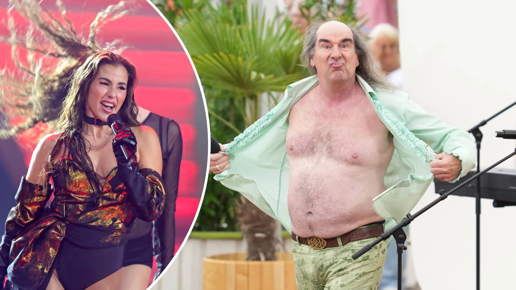 Guildo Horn feiert den Song von Sarah Engels nicht so wirklich.