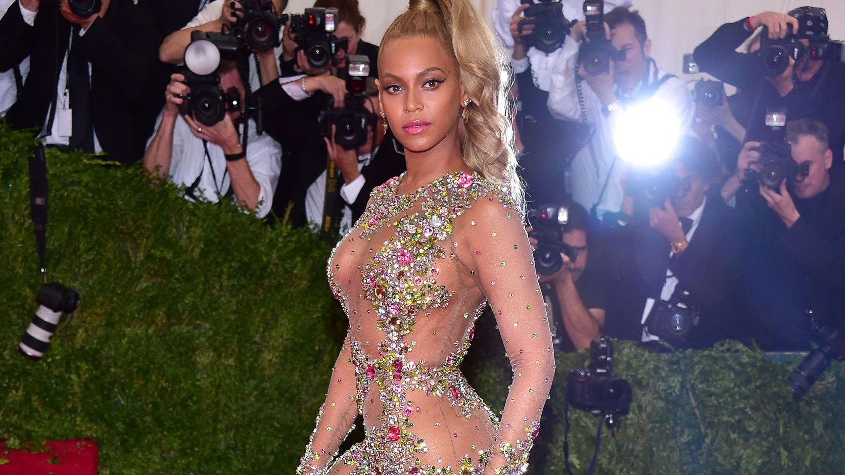 Beyonce (wearing custom Givenchy Haute Couture) at arrivals for 'CHINA:Through The Looking Glass' Opening Night Met Gala - Part 6, The Metropolitan Museum of Art Costume Institute, New York, NY May 4, 2015. Photo By: Gregorio T. Binuya/Everett Collection