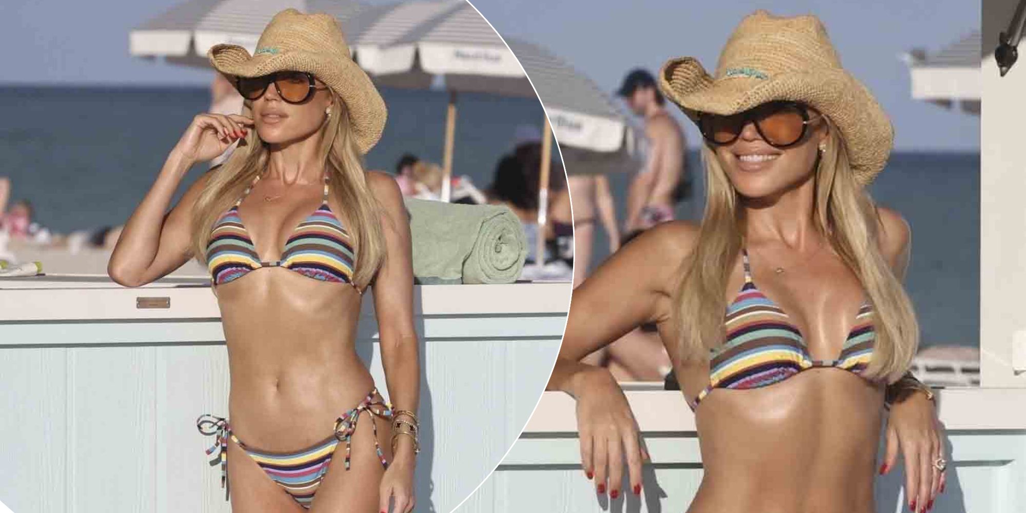 Sylvie Meis posiert in Miami.