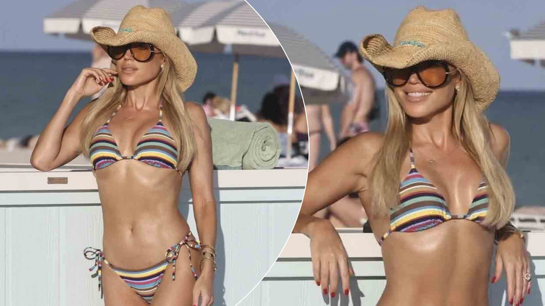 Sylvie Meis posiert in Miami.
