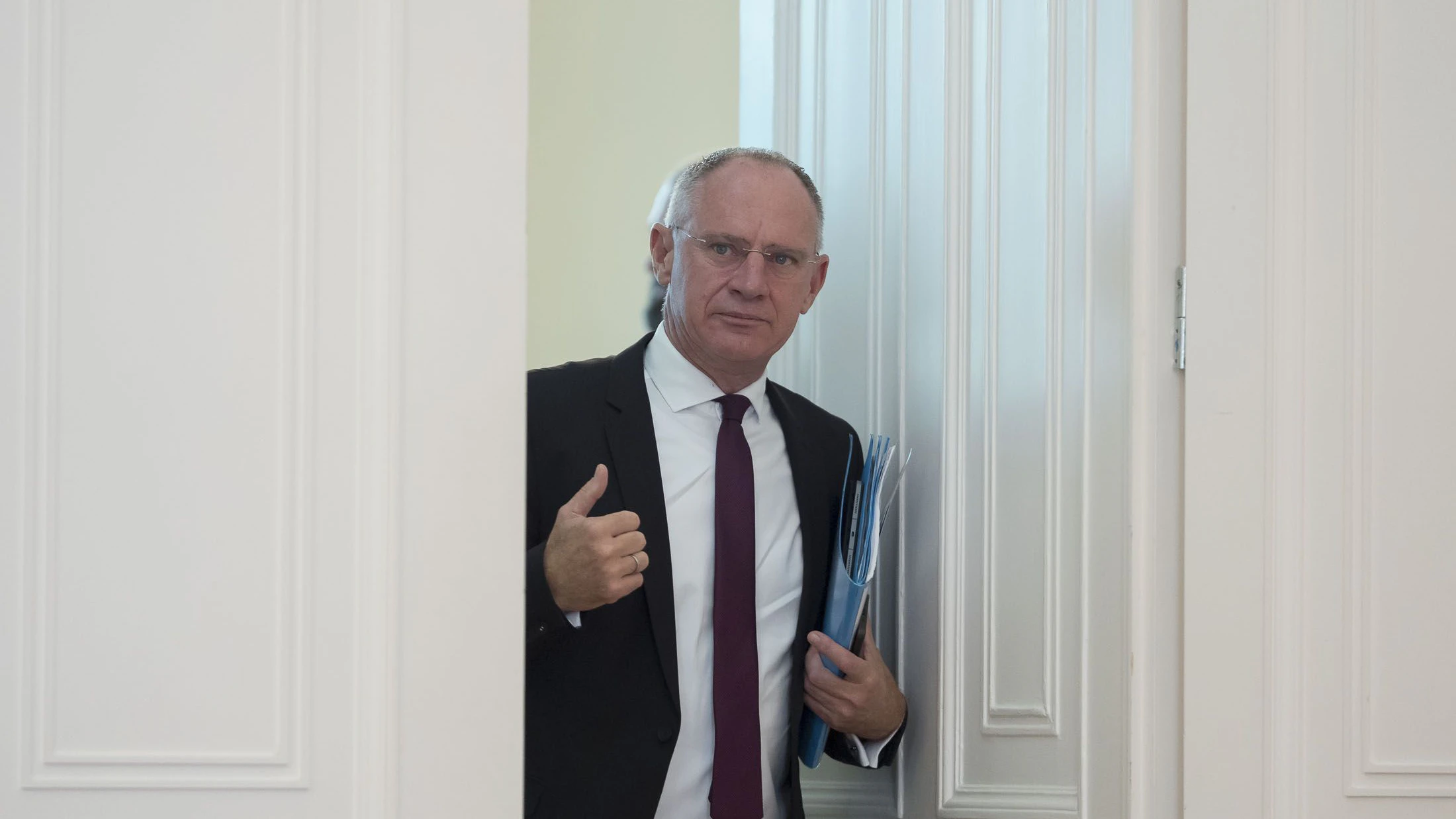 gerhard karner nach dem ministerrat, 20251008 foto: helmut graf/tageszeitung heute