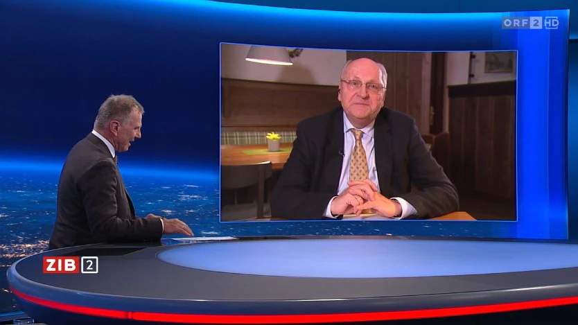 Fiskalratschef Christoph Badelt bewertete in der ZIB2 mit Armin Wolf den Entwurf des Doppelbudgets 2027/2028.