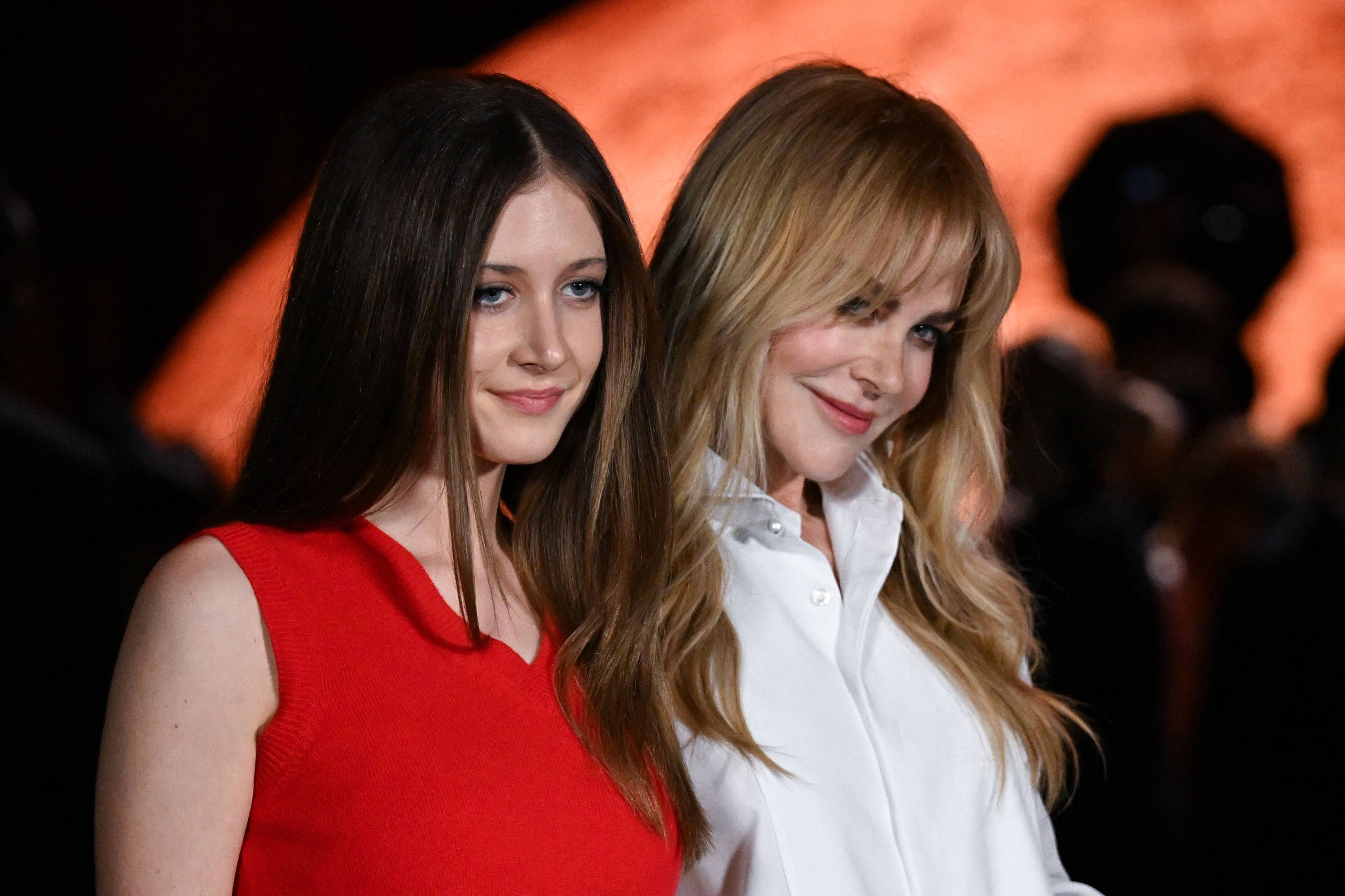 Sunday Rose Kidman-Urban und Nicole Kidman bei der Chanel Womenswear Spring/Summer 2026 Show während der Paris Fashion Week im Oktober 2025.