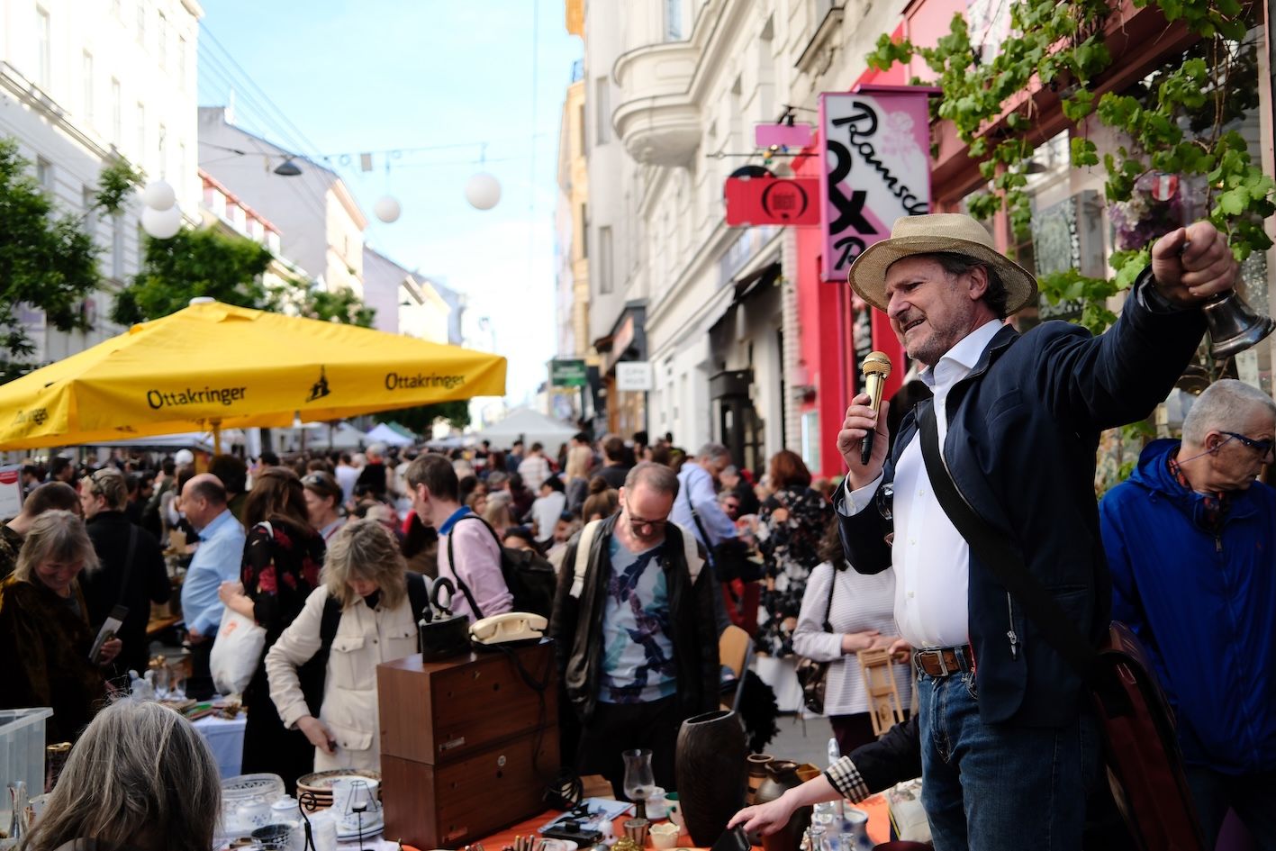 Am 8. und 9. Mai geht der Flaniermarkt in der Neubaugasse über die Bühne.