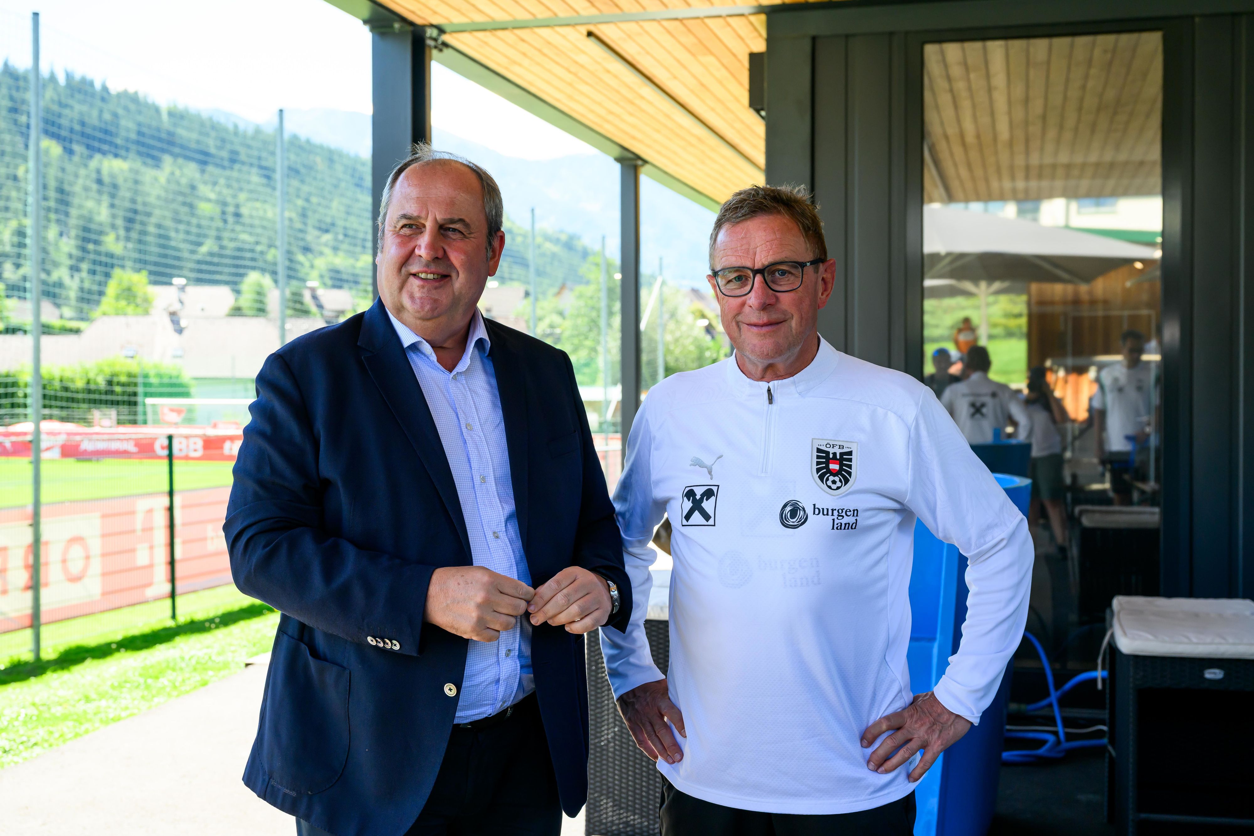 Josef Pröll und Ralf Rangnick.