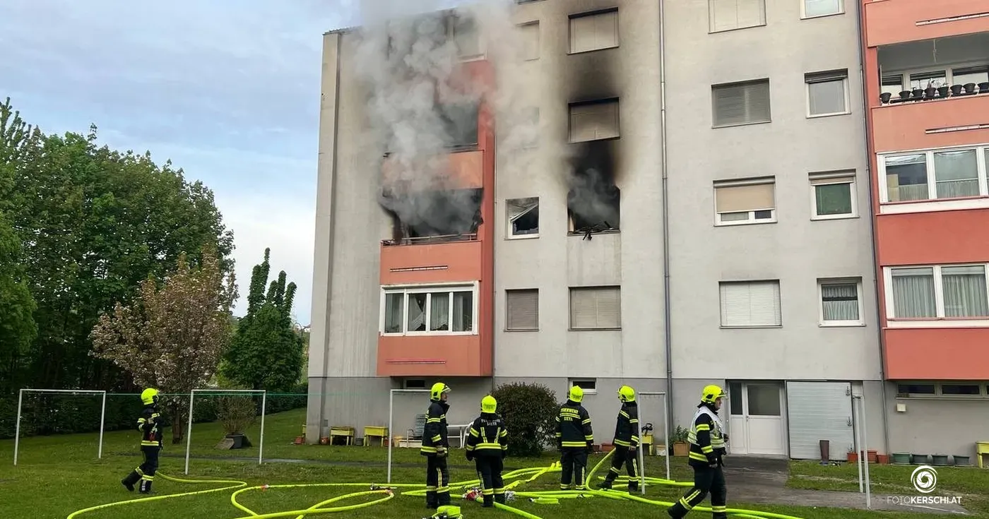 Mehrere Personen wurden bei dem Brand verletzt.