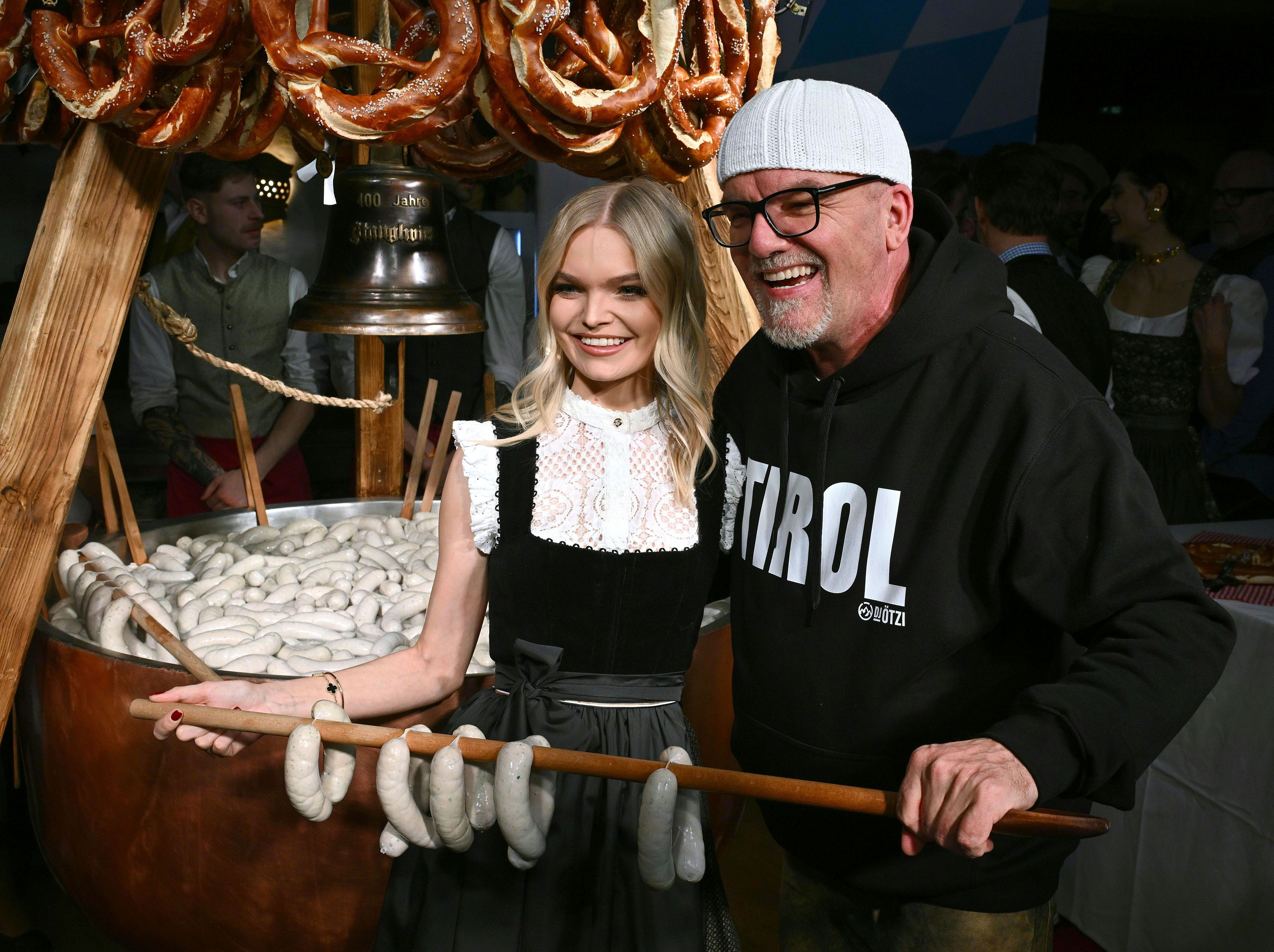 Lisa-Marie Friedle und DJ Ötzi bei der 