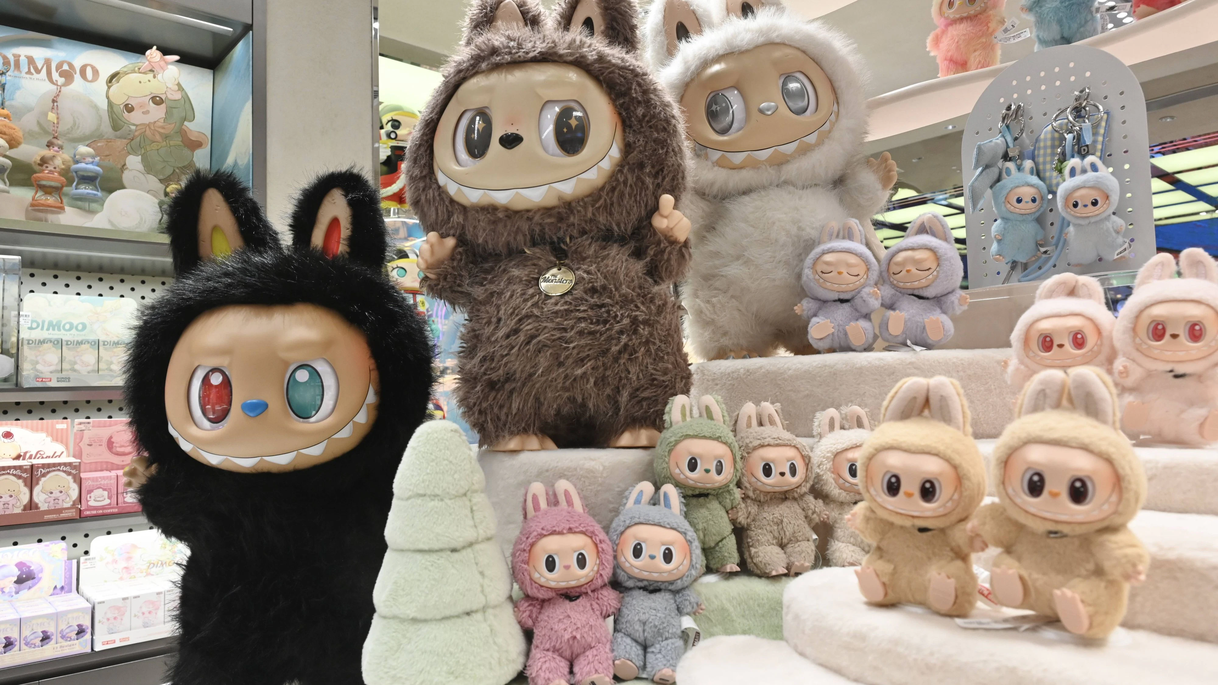 RECORD DATE NOT STATED LABUBU In Hong Kong The LABUBU dolls display at the POP MART on March 31, 2026 in Hong Kong. Photo by Kobe Li/Nexpher Images Stock Hong Kong