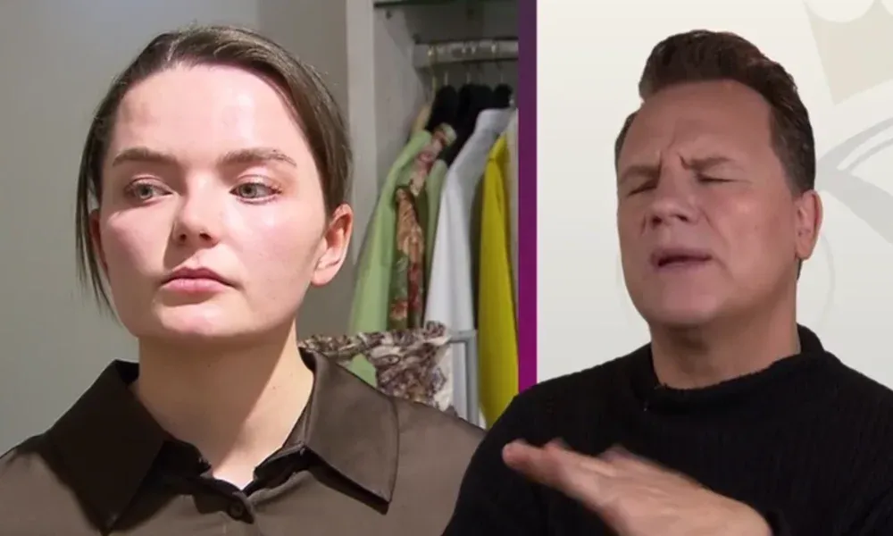 Guido ist kein Fan von Francas Look.