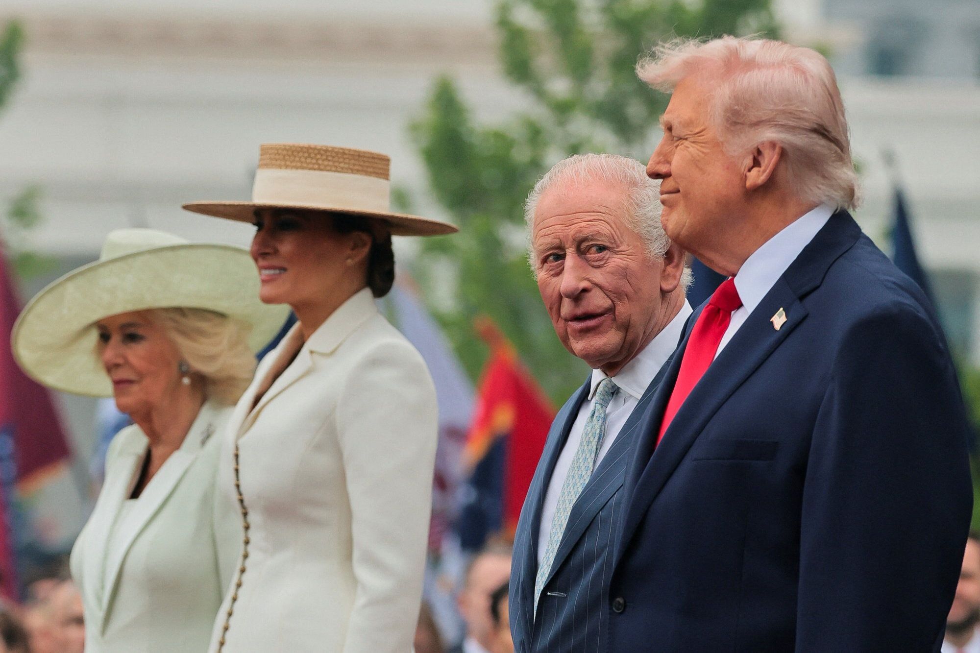 Präsident Donald Trump offenbarte, dass seine Mutter in König Charles verliebt war, als dieser noch ein junger Prinz war.