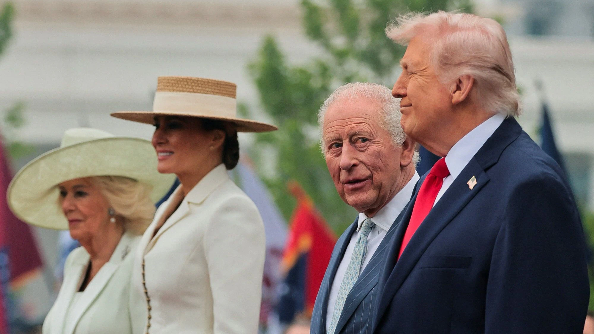 Präsident Donald Trump offenbarte, dass seine Mutter in König Charles verliebt war, als dieser noch ein junger Prinz war.