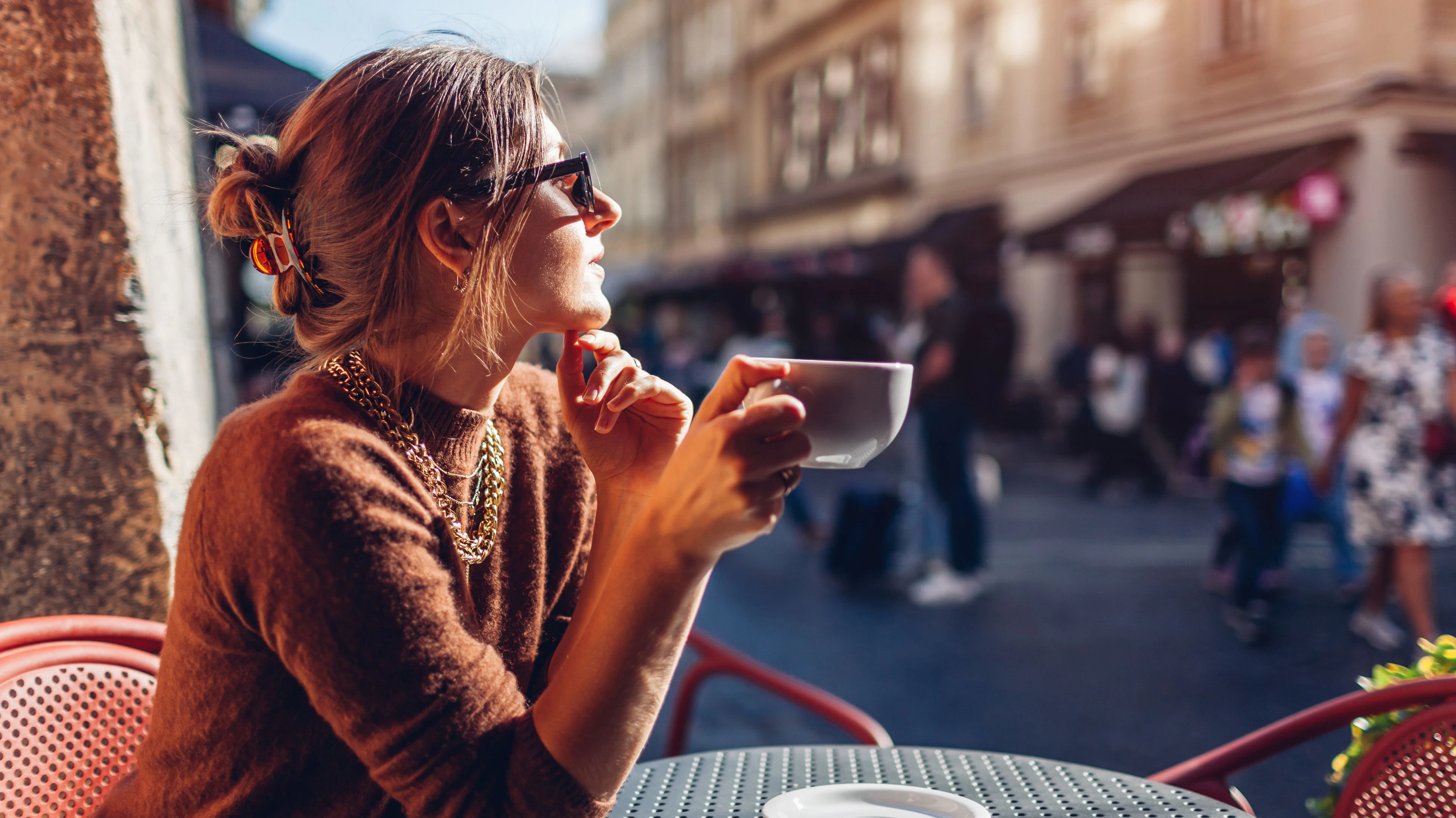 In der Sonne sitzen...