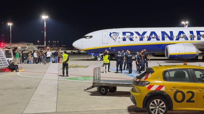Rund 30 Passagiere stürmten das Rollfeld, nachdem das Gate geschlossen wurde