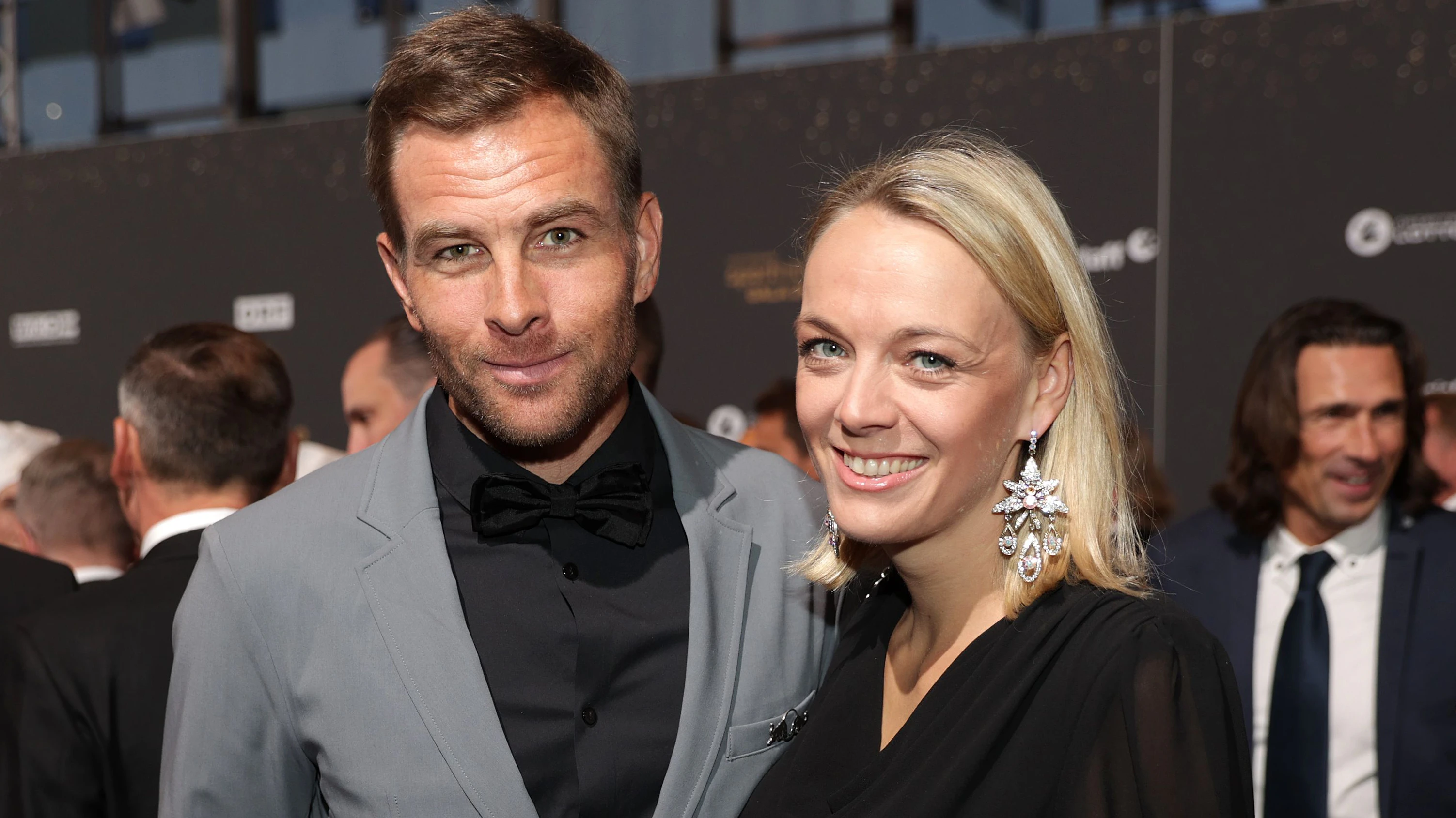 VIENNA,AUSTRIA,03.OCT.24 - SPORTHILFE - LOTTERIEN Sporthilfe-Gala, election of Austrian Sports Personality of the Year. Image shows Benjamin Karl (AUT) and Nina Karl Grissmann. Photo: GEPA pictures/ Walter Luger