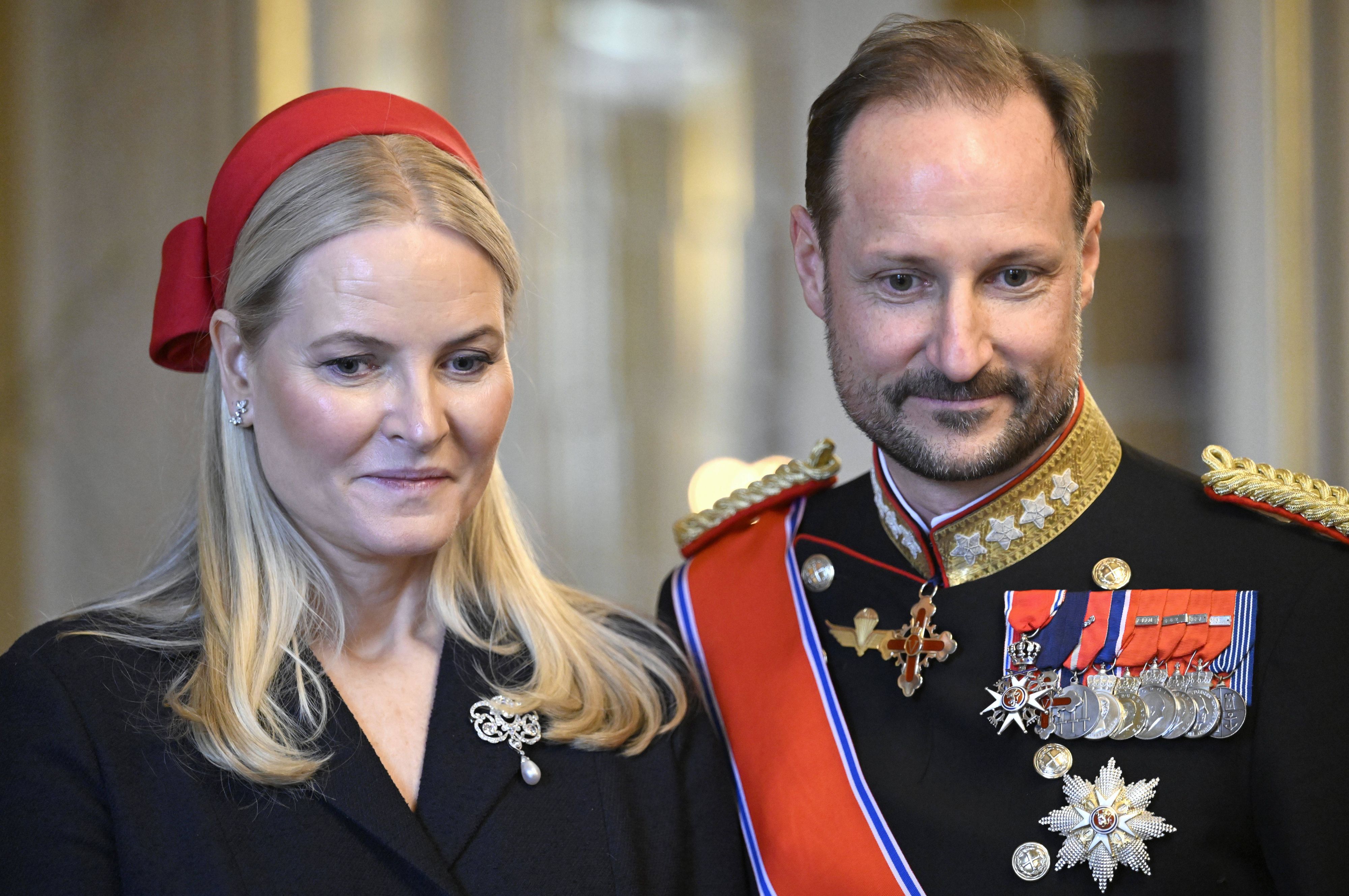 Kronprinz Haakon von Norwegen und Mette-Marit.