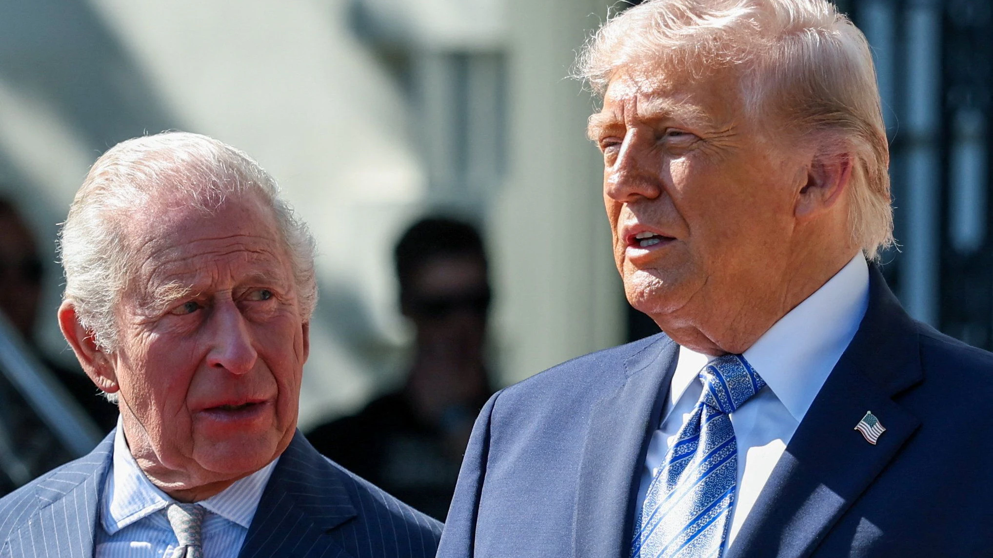 König Charles wollte nicht über Krieg reden.