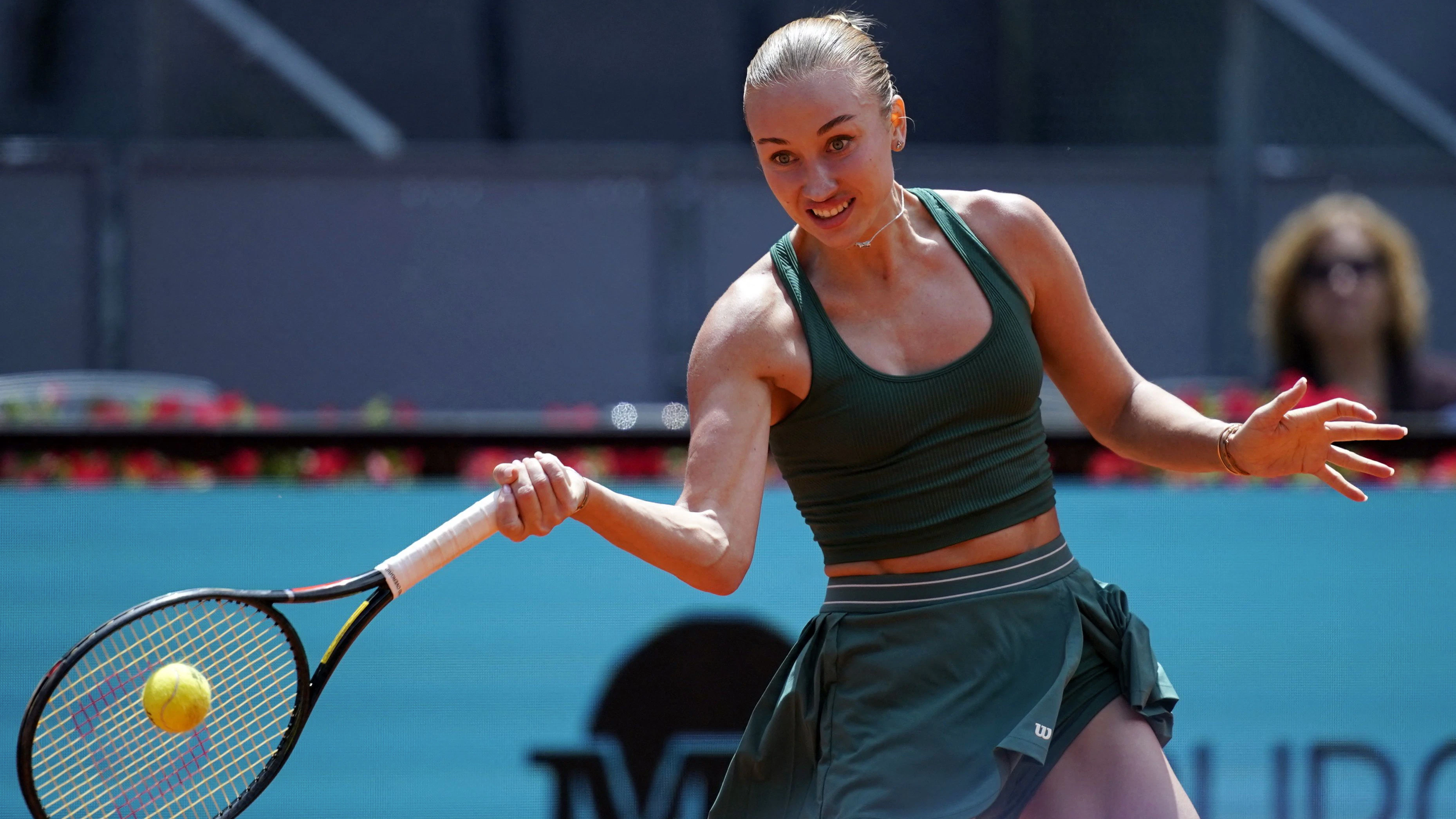 Österreichs Top-Tennisspielerin Anastasia Potapova. 