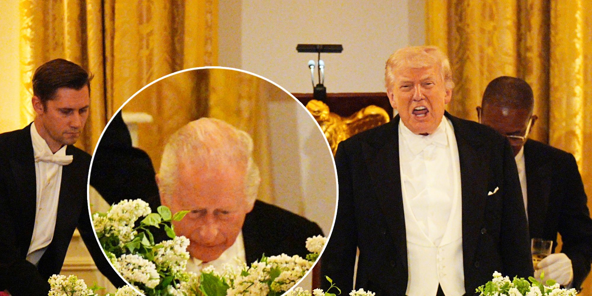 Charles scheint etwas irritiert.