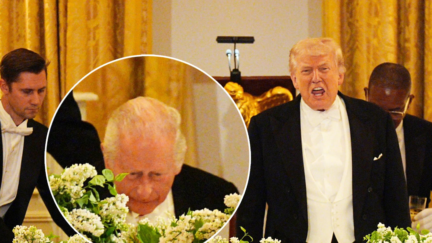 Charles scheint etwas irritiert.