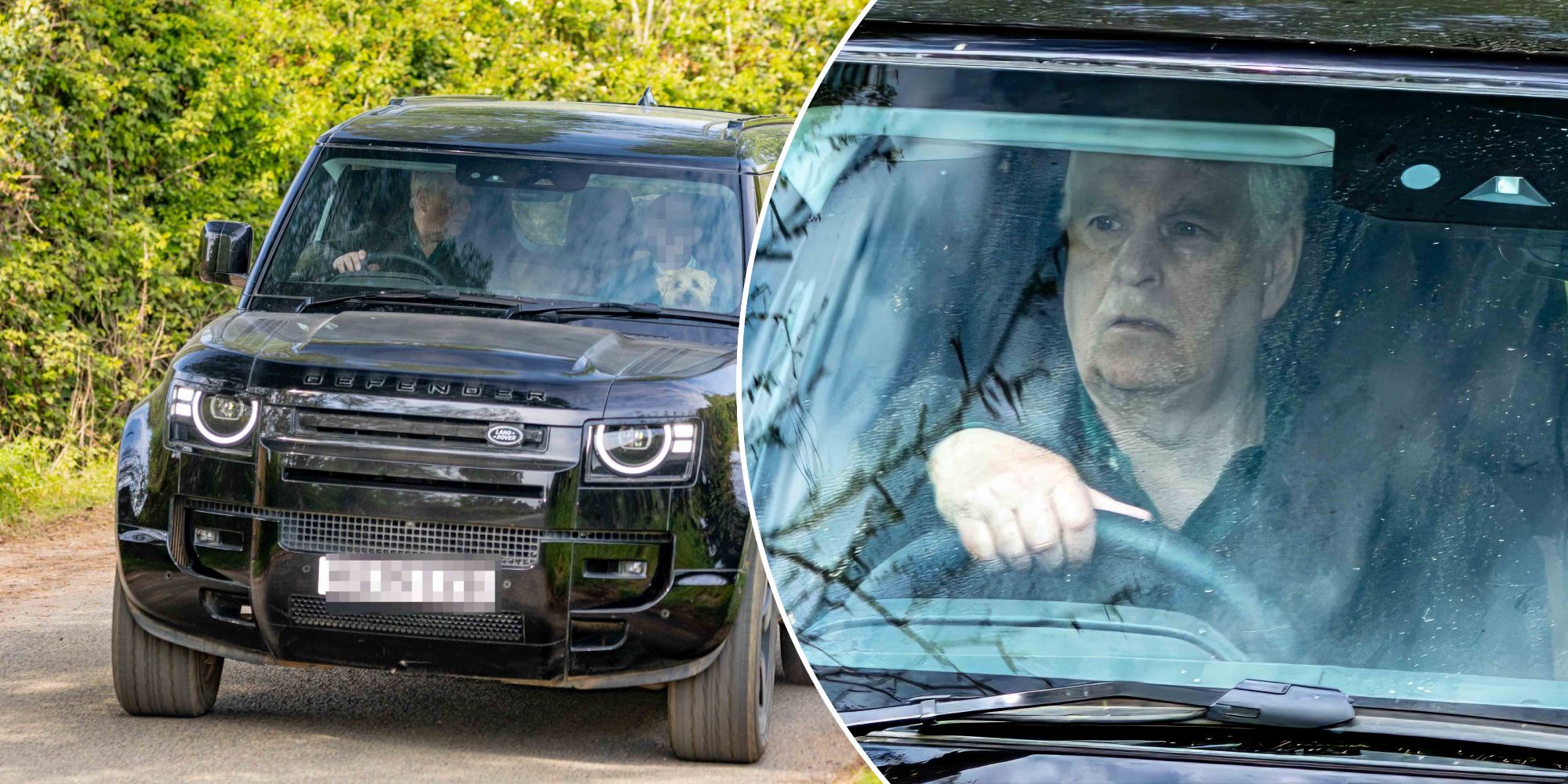 Neue Fotos zeigen Andrew auf dem Weg zu seiner neuen Bleibe.