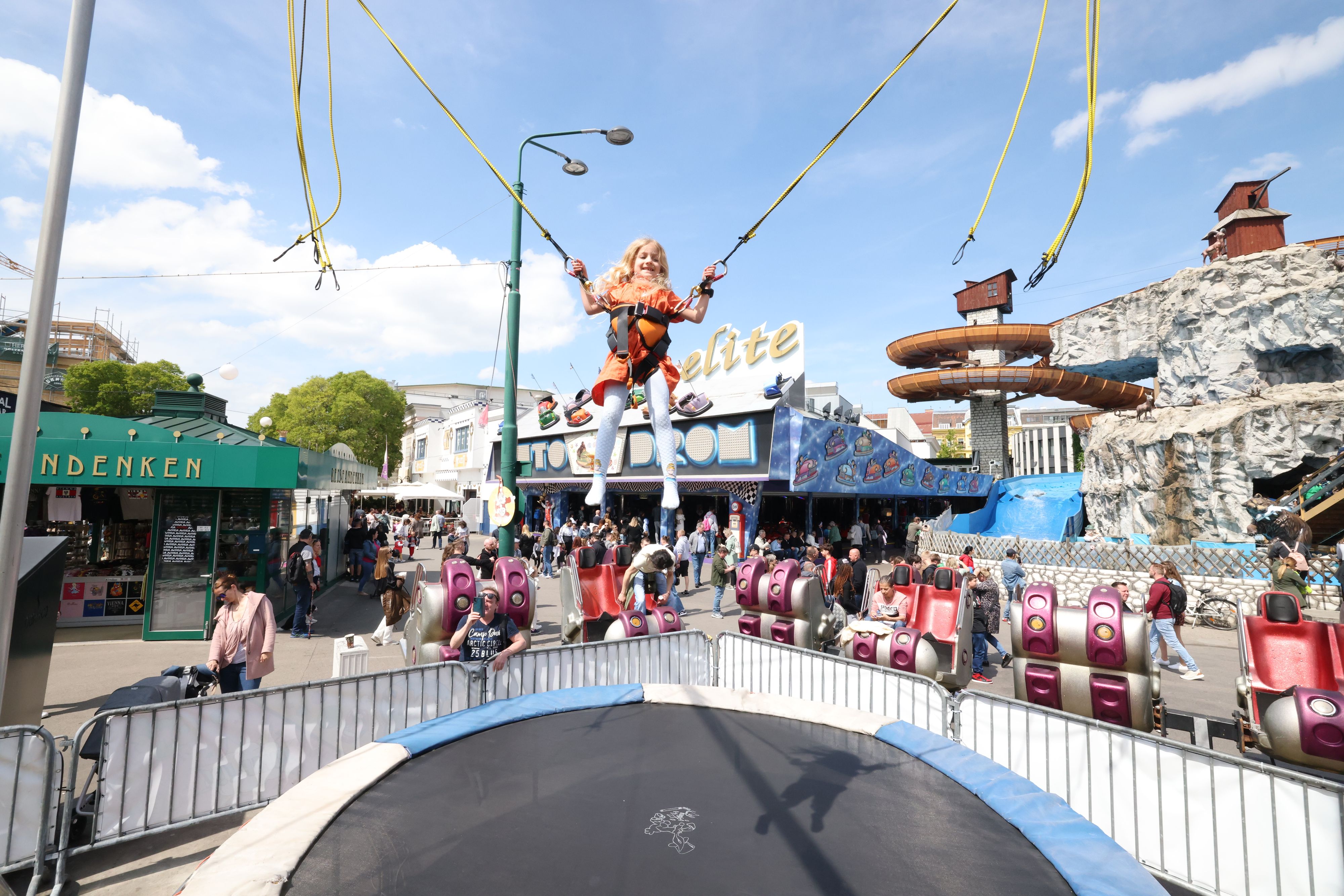 Im Prater wird am 1. Mai gefeiert.