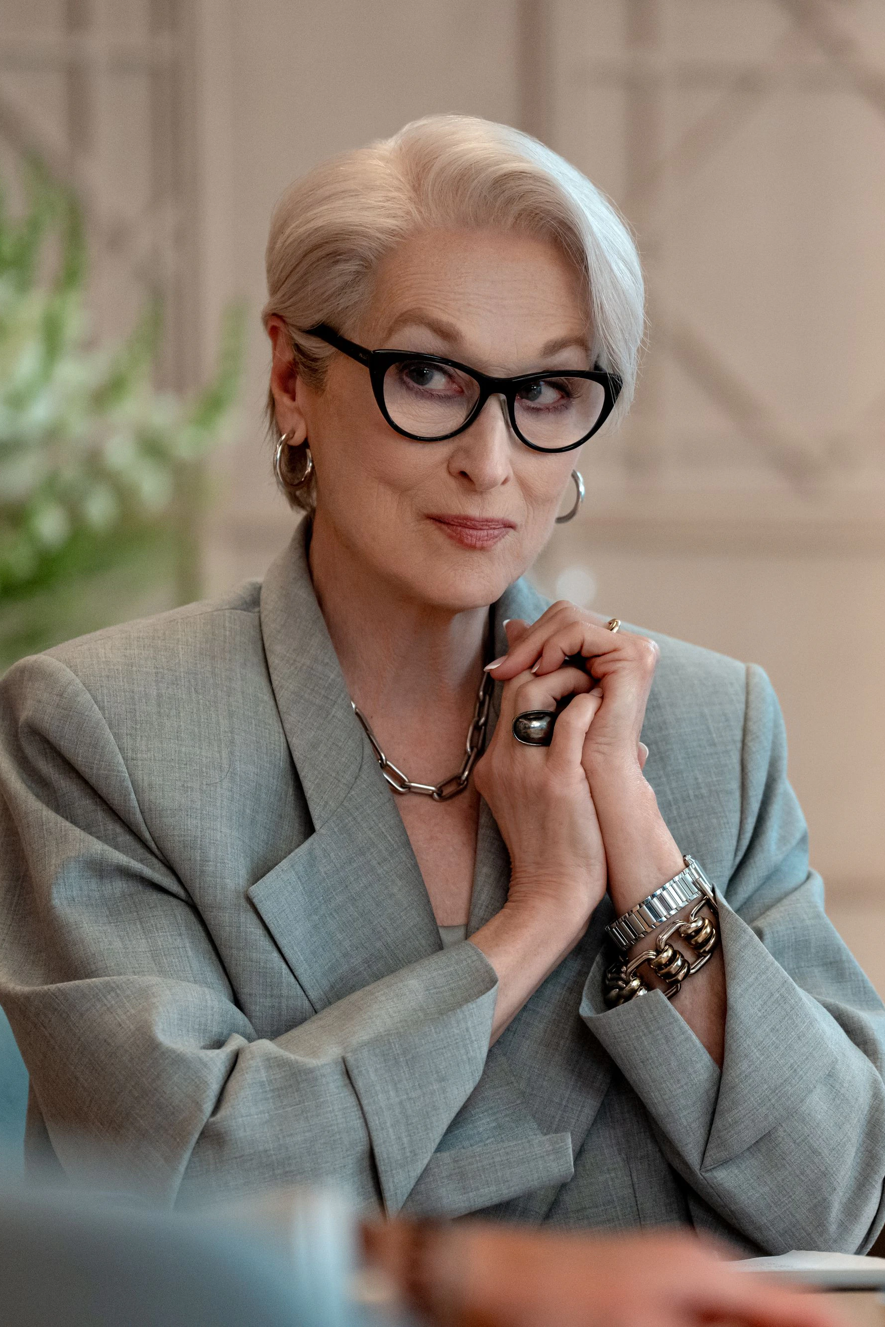 Hat nichts von ihrer furchteinflößenden Erscheinung verloren: Meryl Streep als Miranda Priestly in "Der Teufel trägt Prada 2"