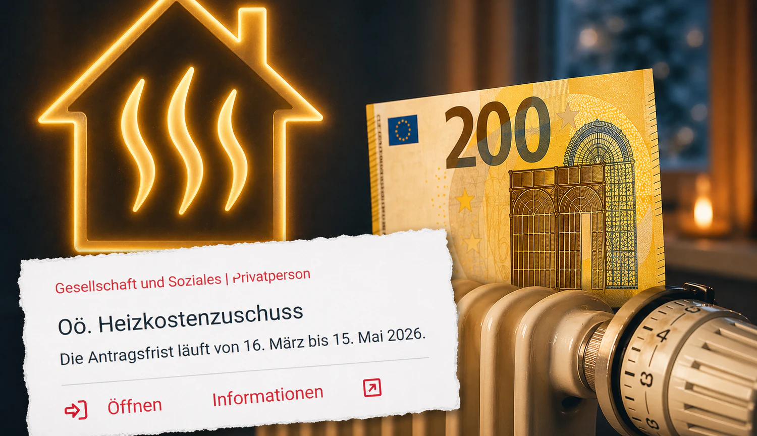 Heute.at - Diesen 200-€-Bonus kannst du noch 2 Wochen beantragen