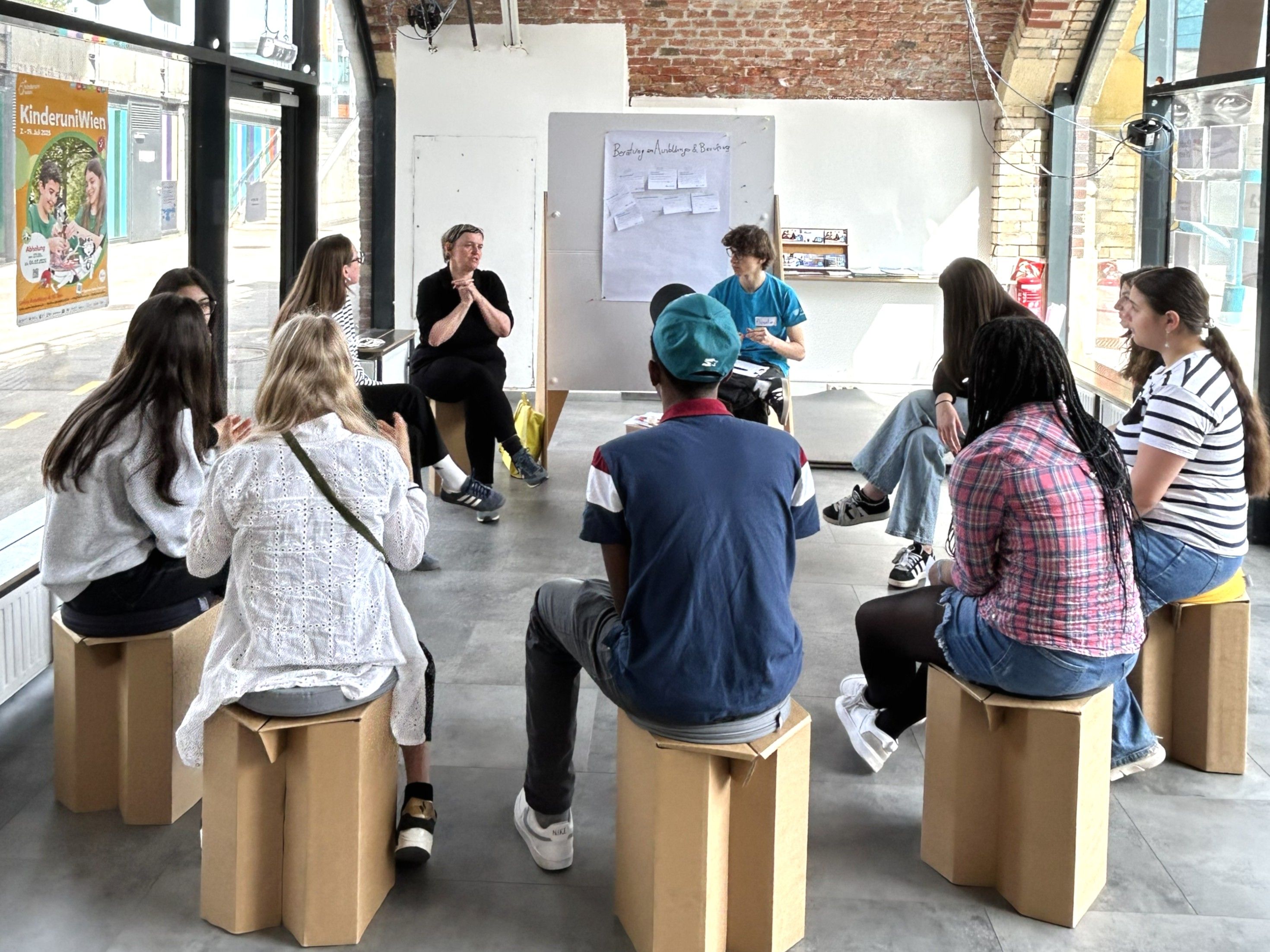 Schüler aus dem 9. Bezirk im 