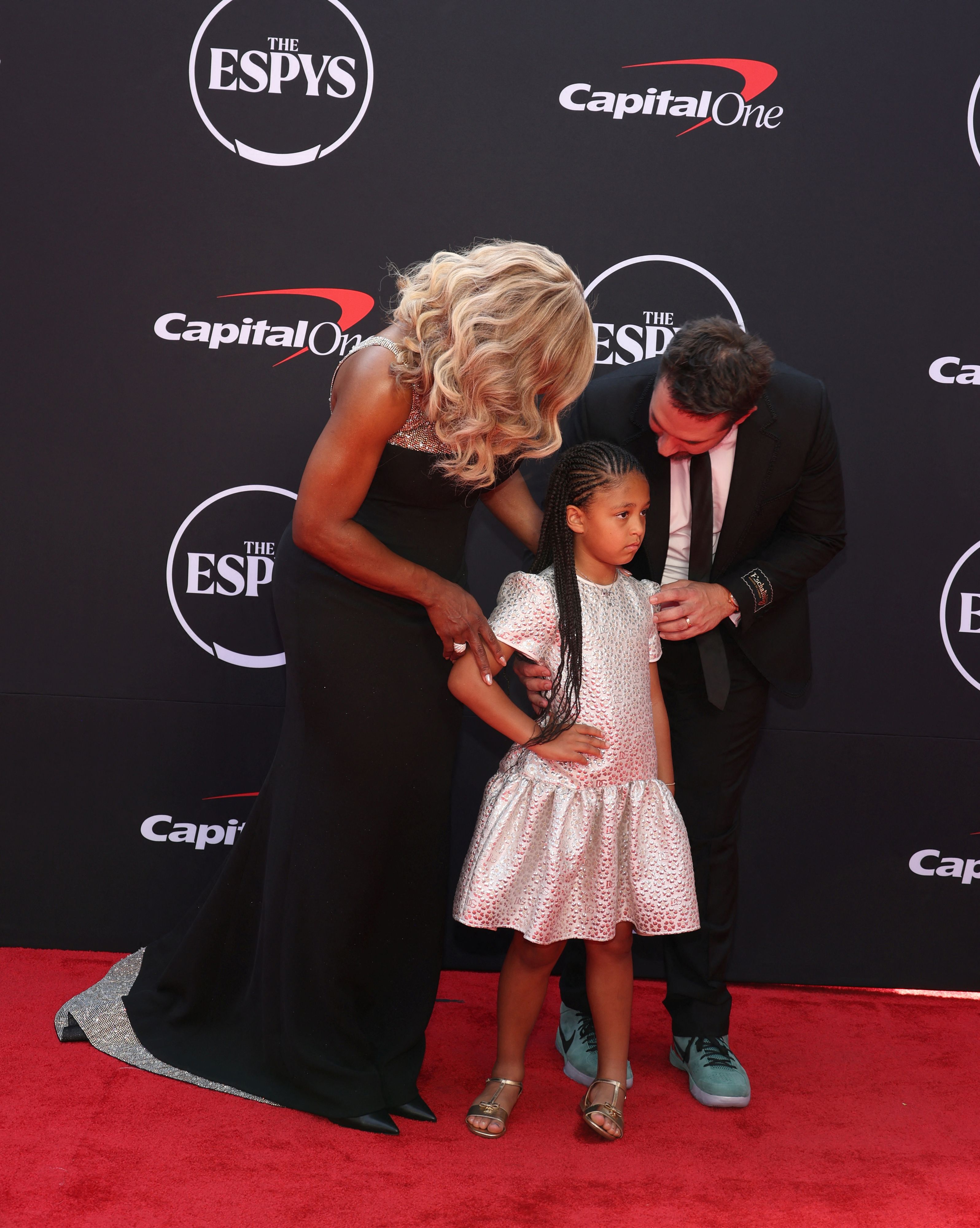 Tennis-Ikone Serena Williams und Töchterchen Alexis Olympia. 