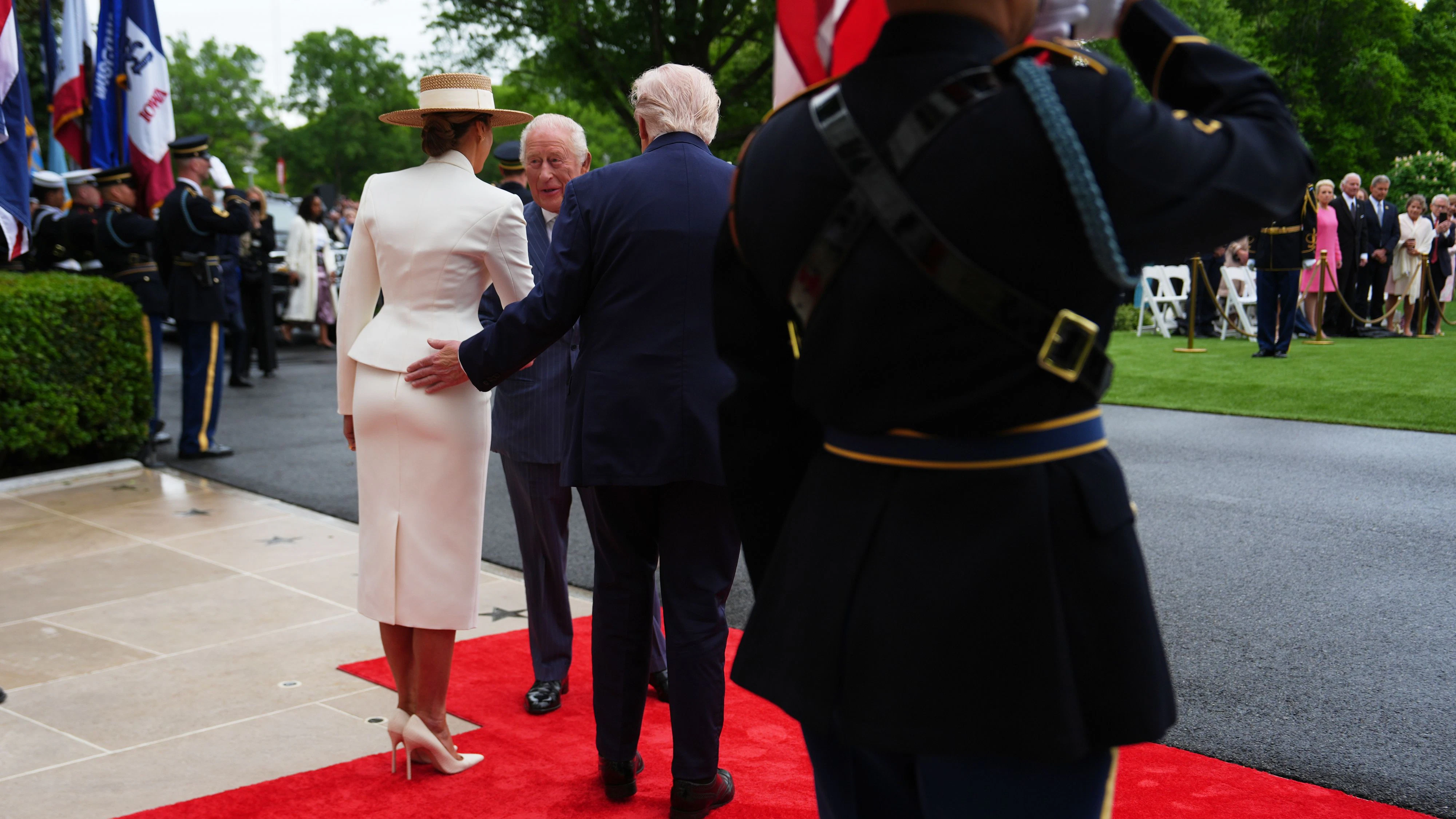 Hier "rettete" sich Trump gerade noch so.