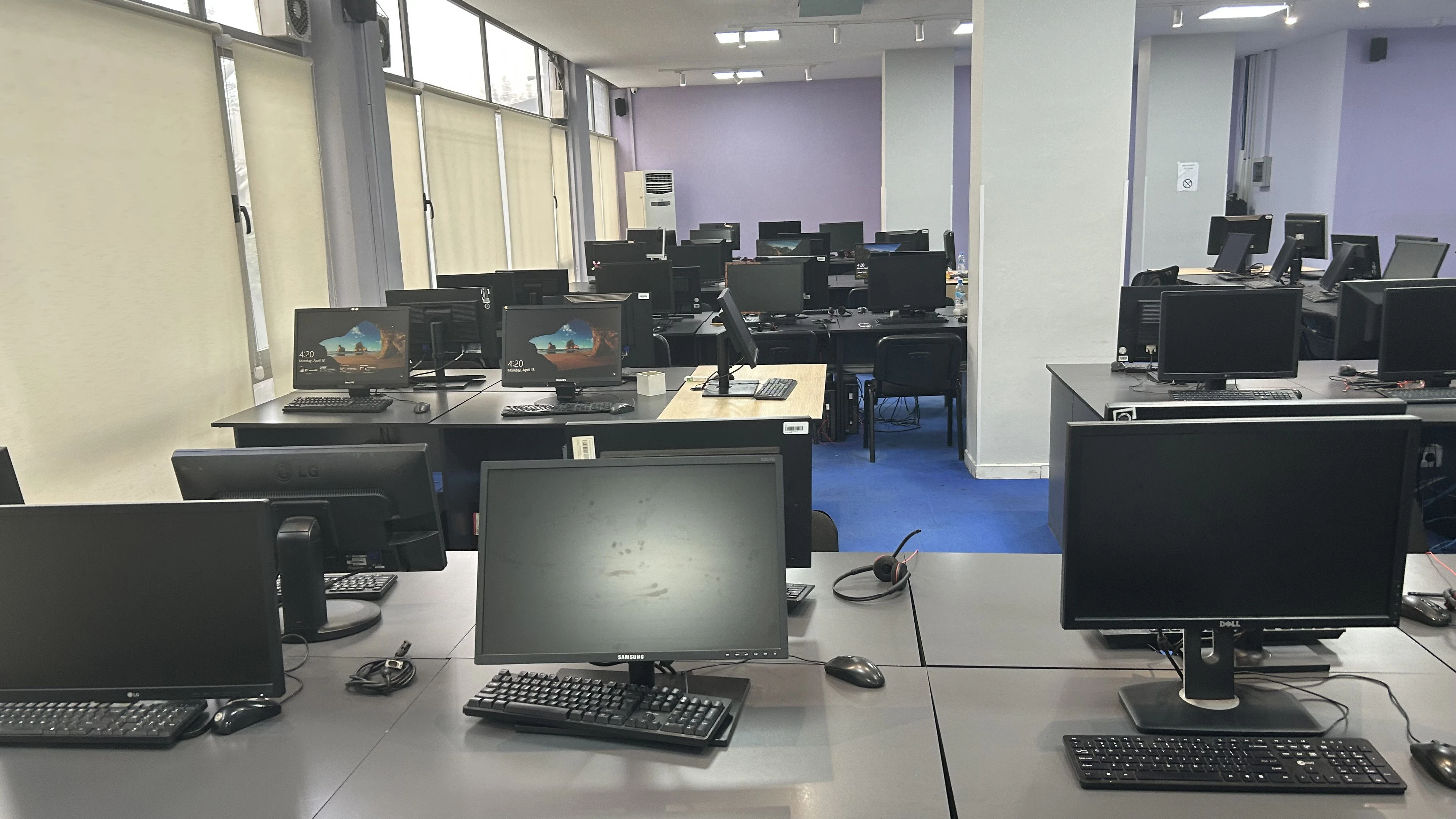 Aus diesem Callcenter operierten die Täter.