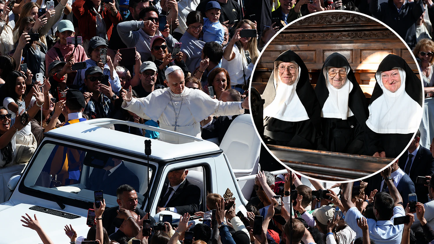 Heute.at - Verschwundene Nonnen tauchen plötzlich beim Papst auf