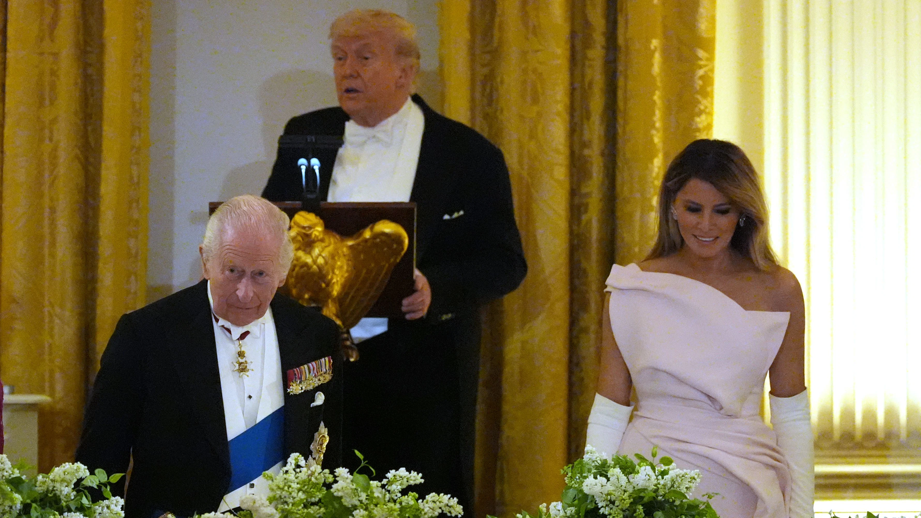 Melania Trump war für das exquisite Dinner verantwortlich.