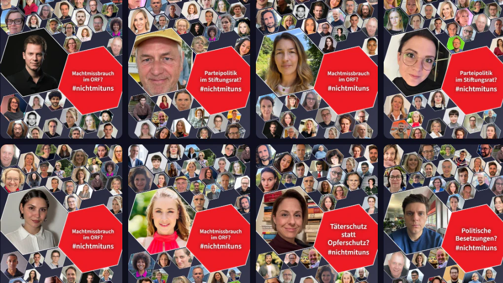 ORF-Mitarbeiter starten nach der Causa Weißmann eine Protestwelle. 