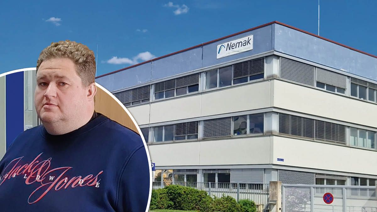 Martin Bunzengruber, Vorsitzender des Arbeiterbetriebsrats und das Werk in Herzogenburg in der Wiener Straße 41-43