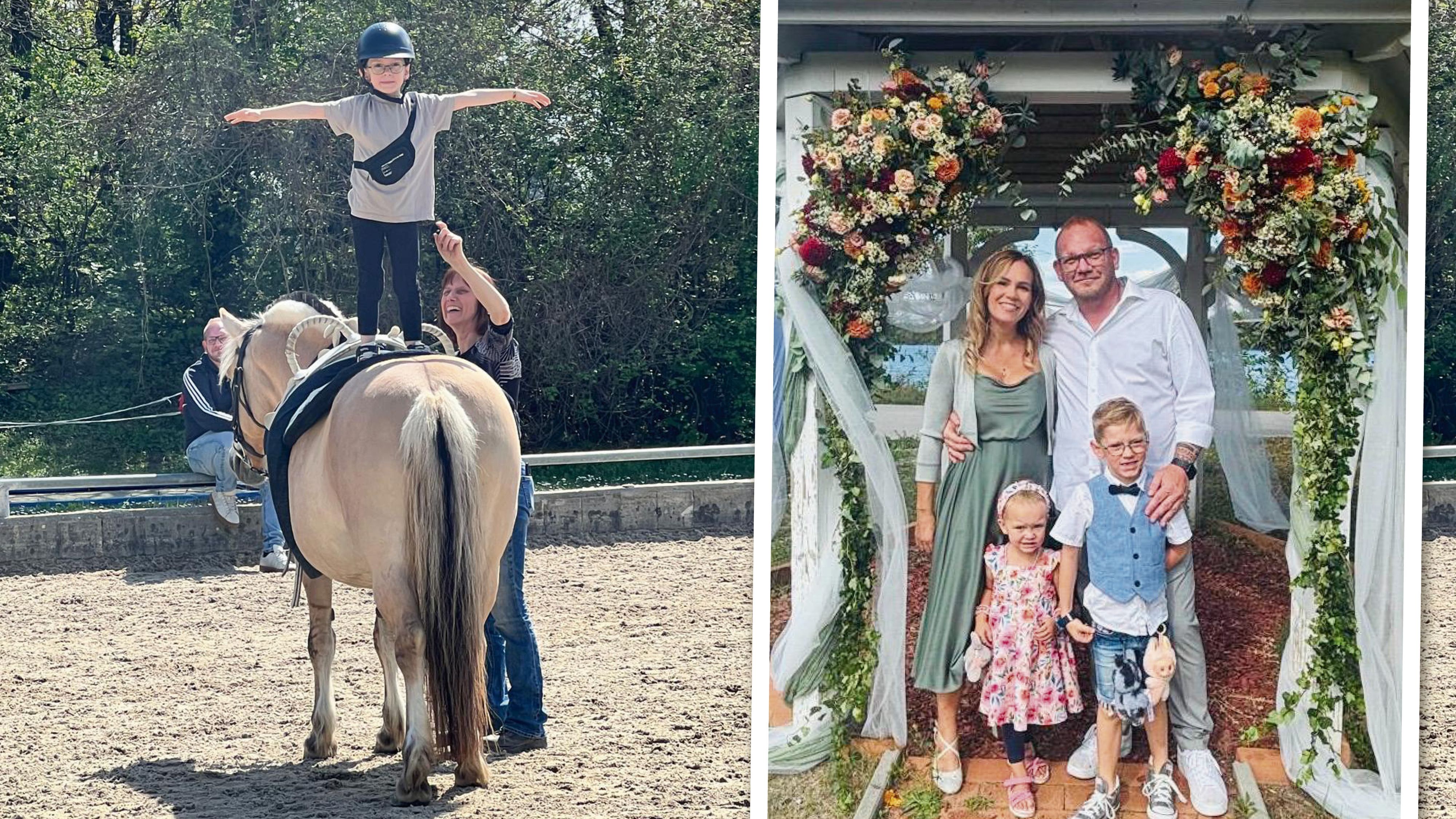 Paul liebt Bewegung, seine Familie unterstützt den tapferen Buben liebevoll.