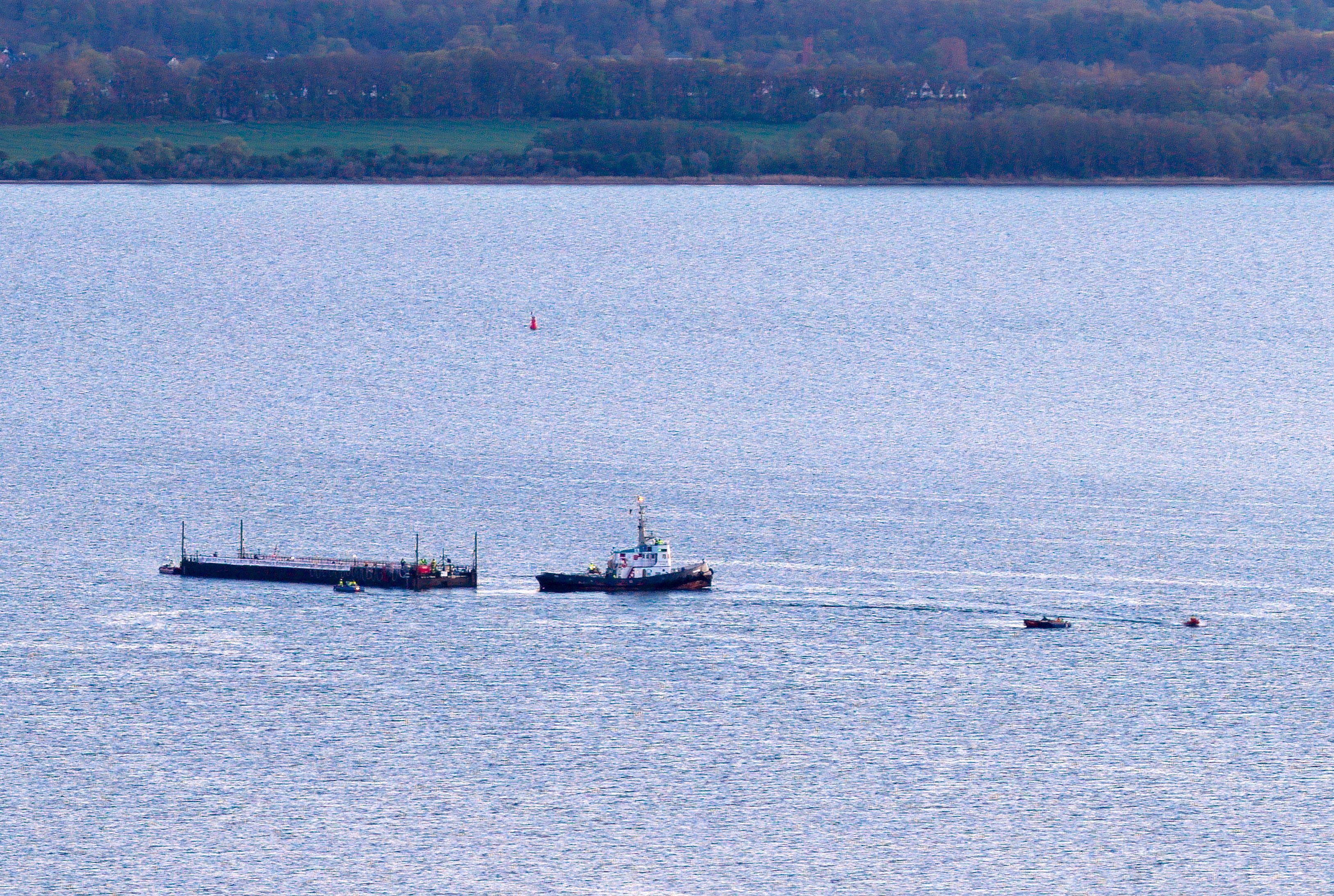 Wal Timmy steuert auf Dänemark zu. 