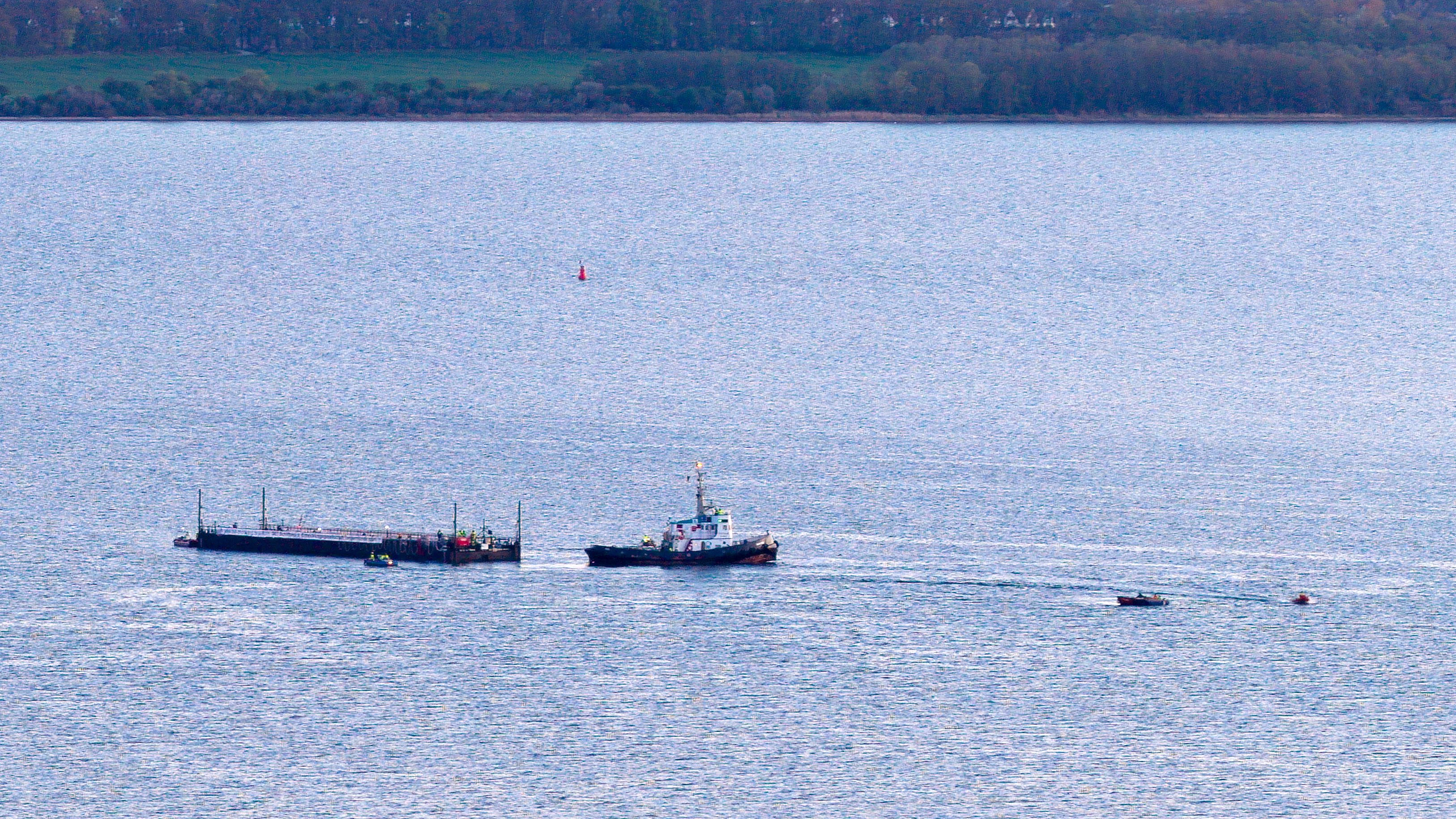 Wal Timmy steuert auf Dänemark zu. 