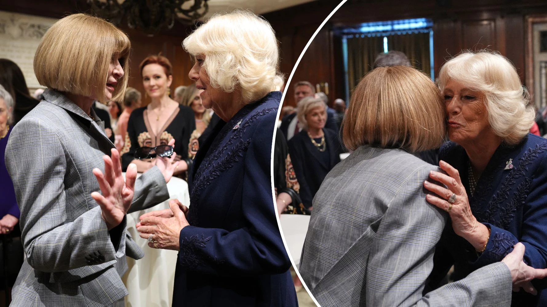 Wintour und Camilla verstehen sich auf Anhieb.