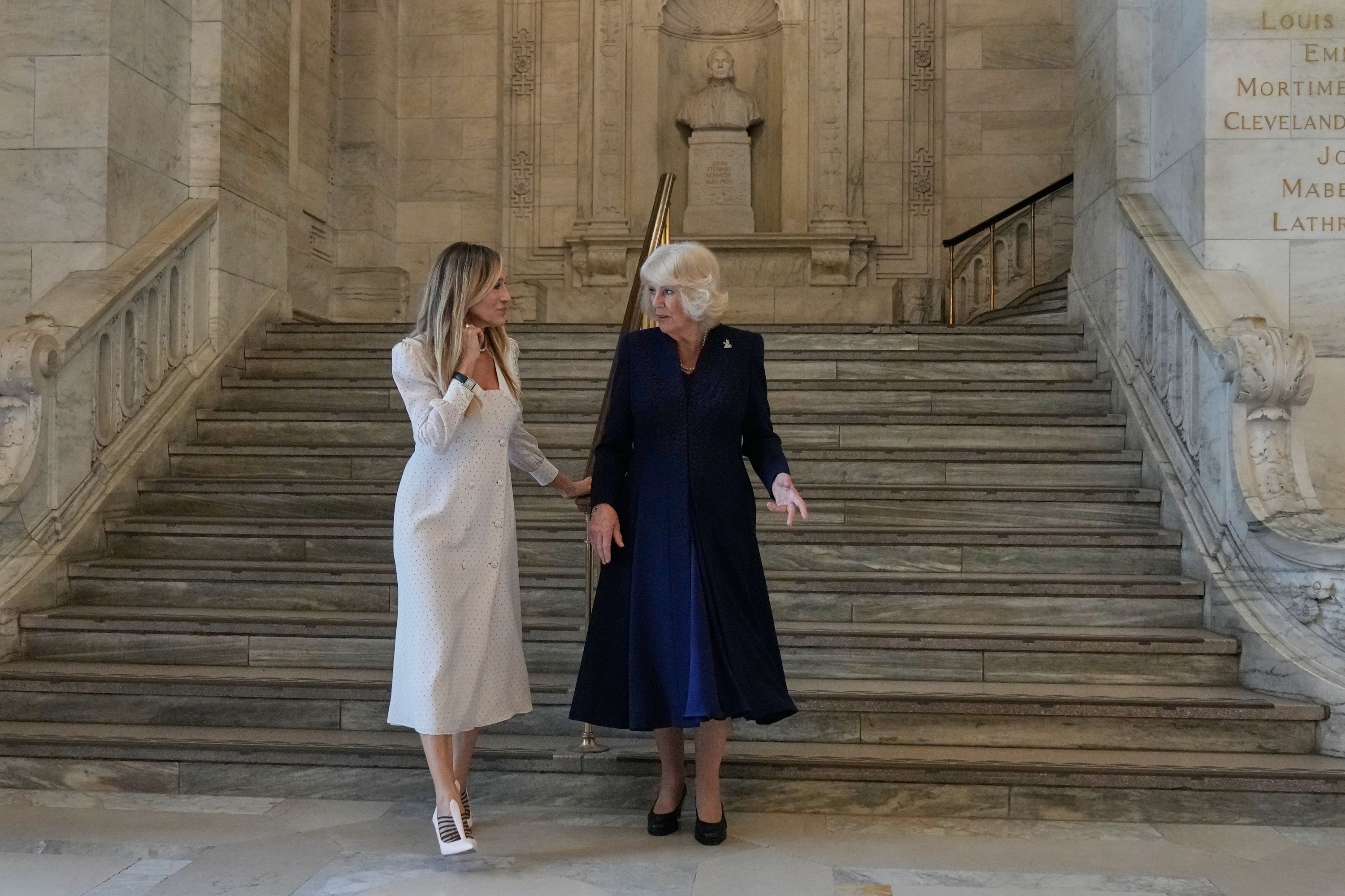 Sarah Jessica Parker mit Queen Camilla.