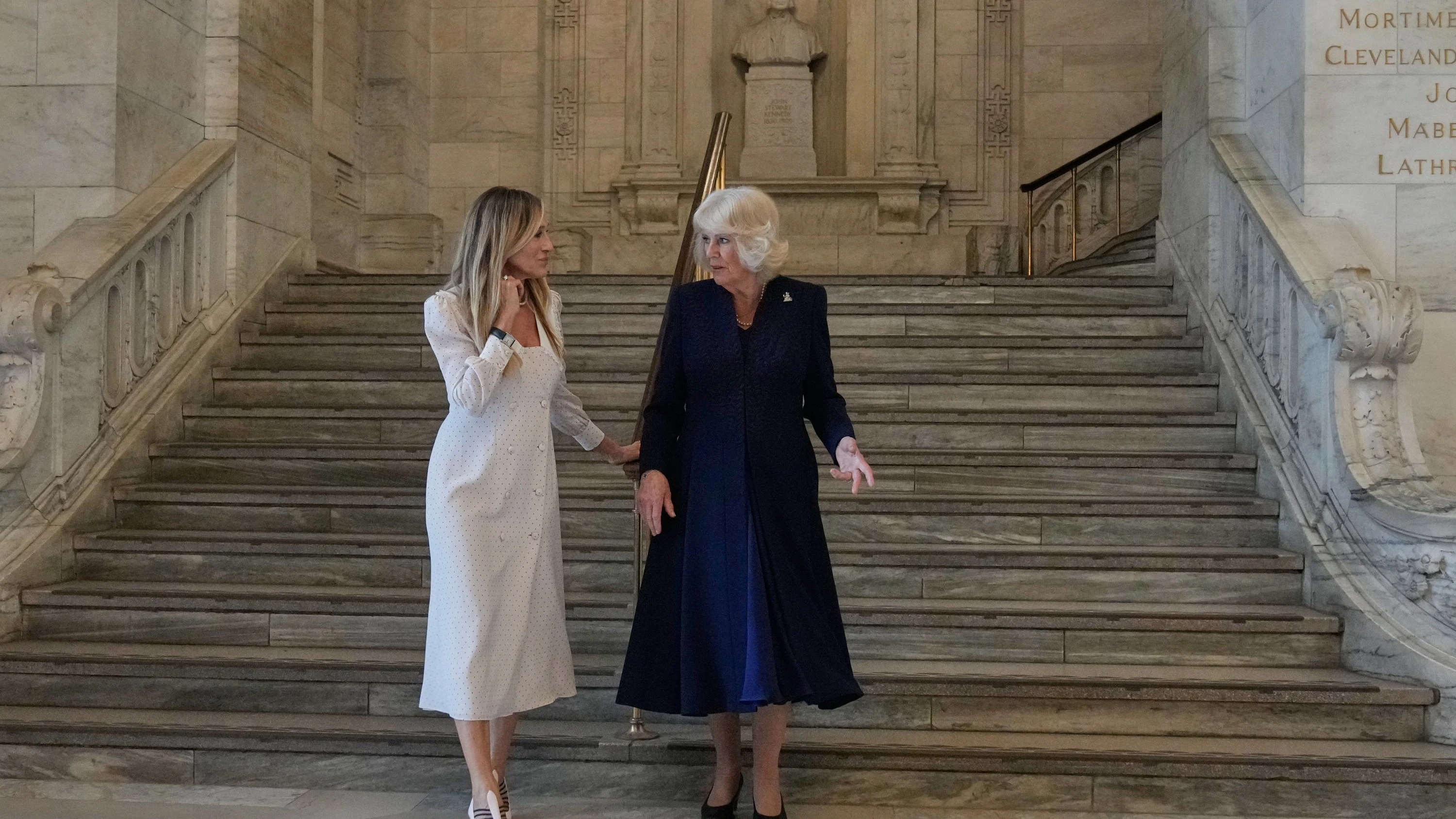 Sarah Jessica Parker mit Queen Camilla.