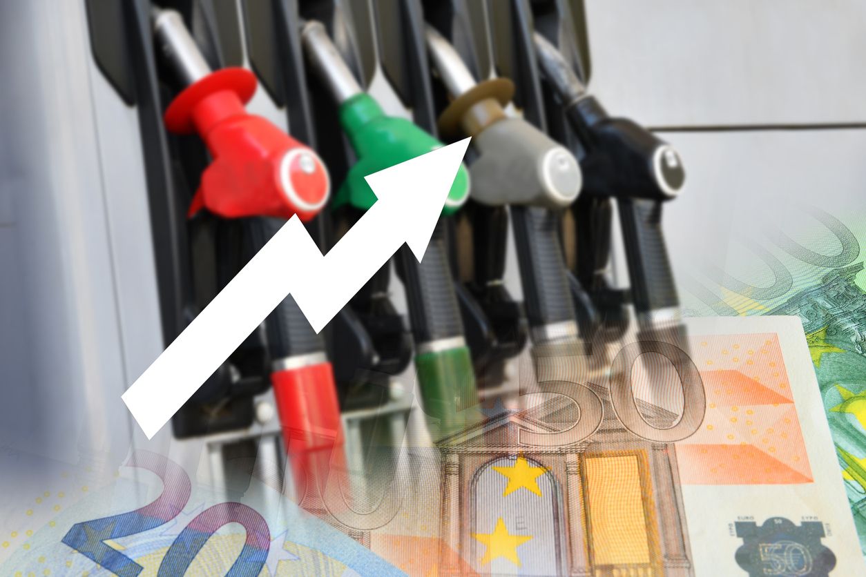 Die Preise an den Zapfsäulen treiben die Inflation nach oben.