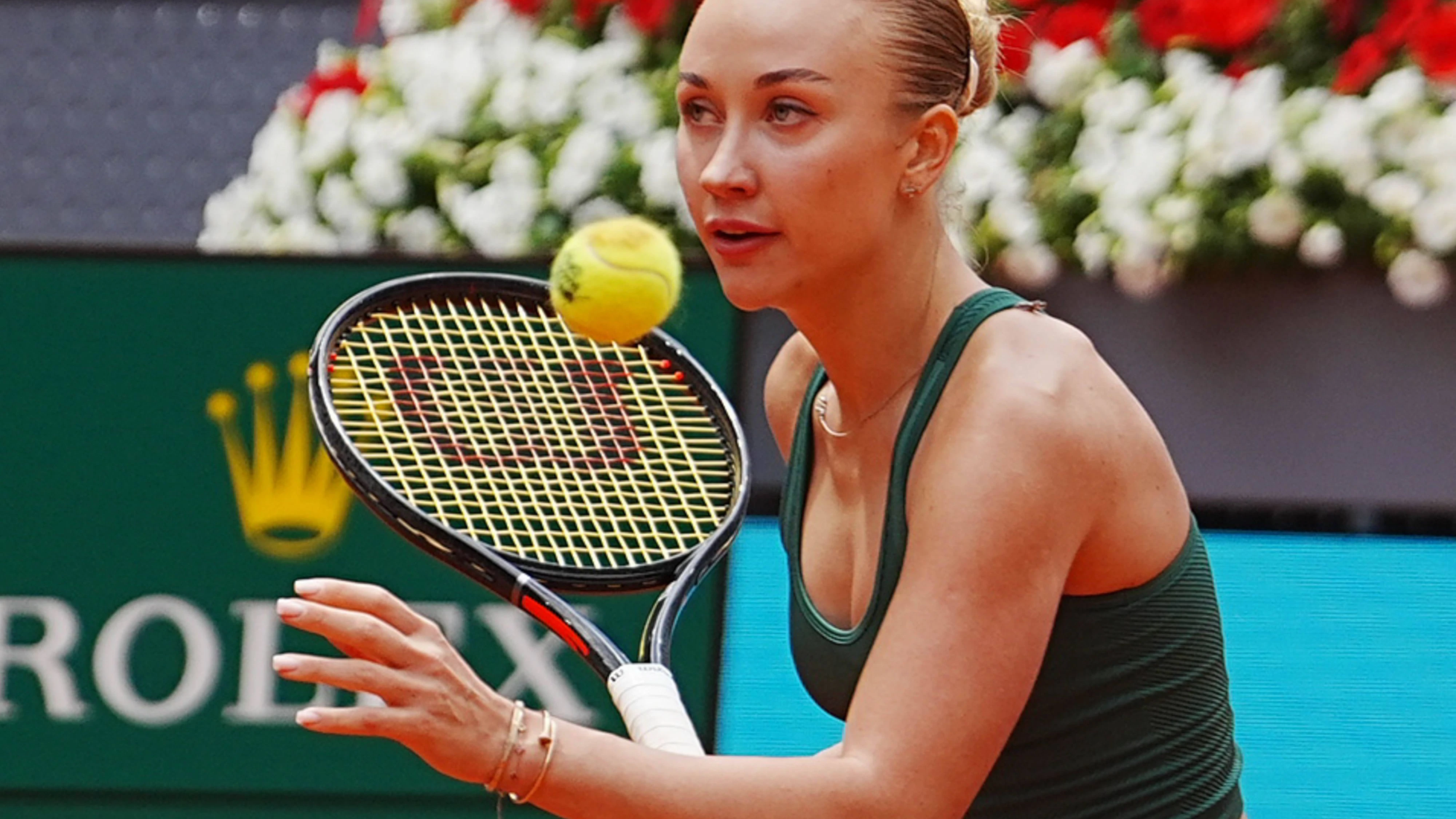 Österreichs Tennis-Ass Anastasia Potapova. 