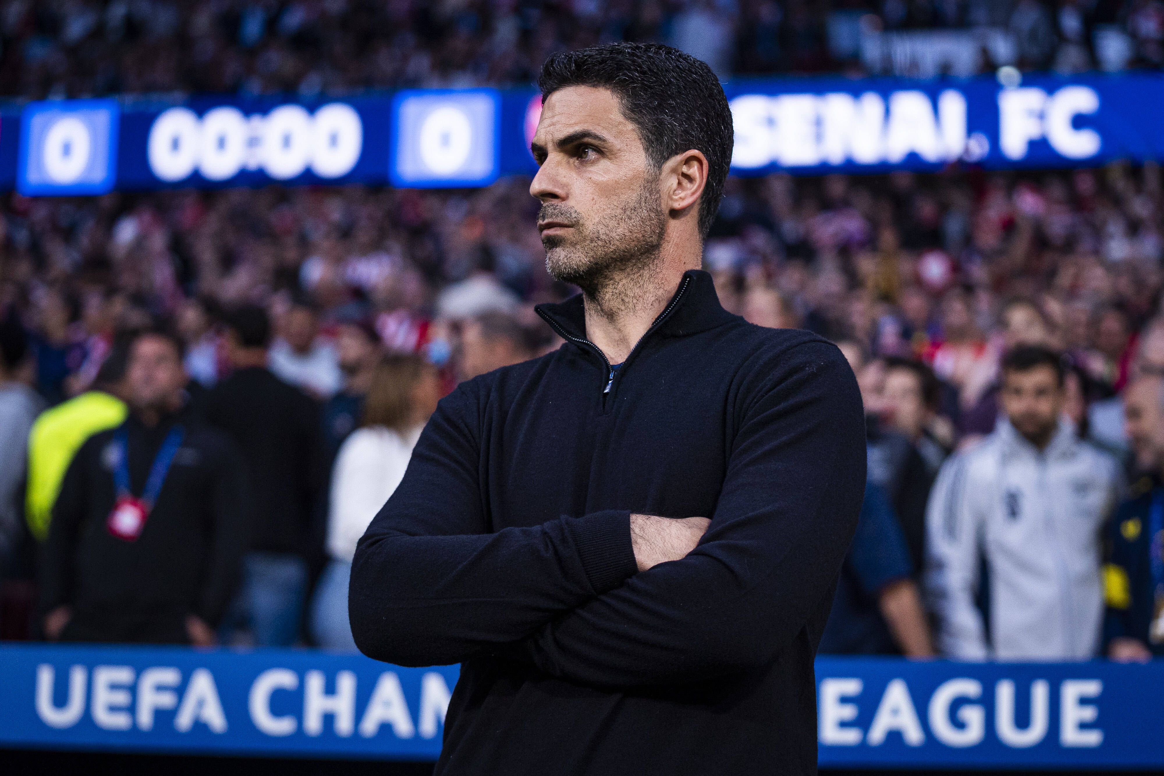 Arsenal-London-Trainer Mikel Arteta. 