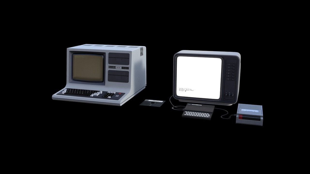 Retro-Computer aus den 1980er-Jahren