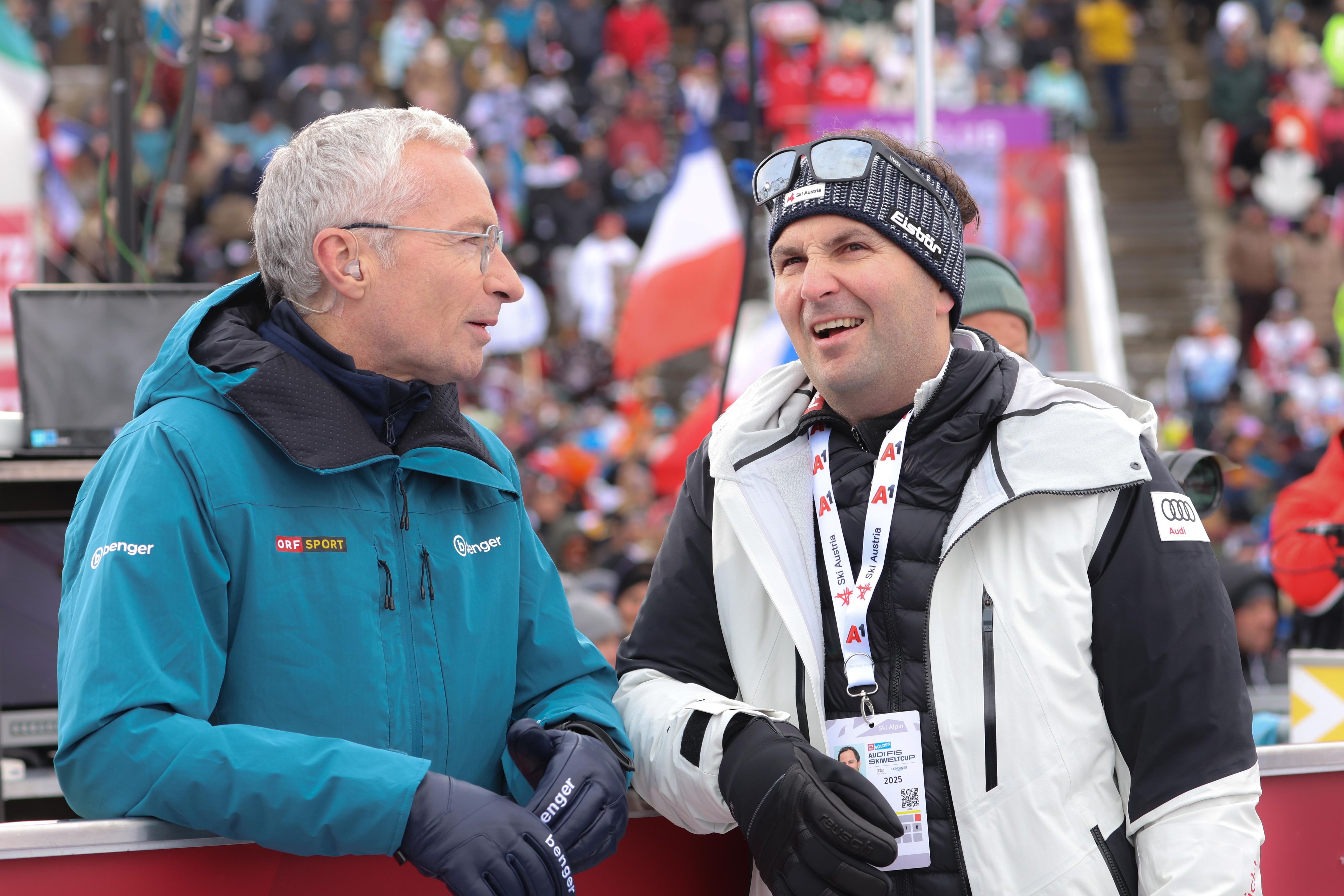 Rainer Pariasek im Gespräch mit Christian Scherer. 