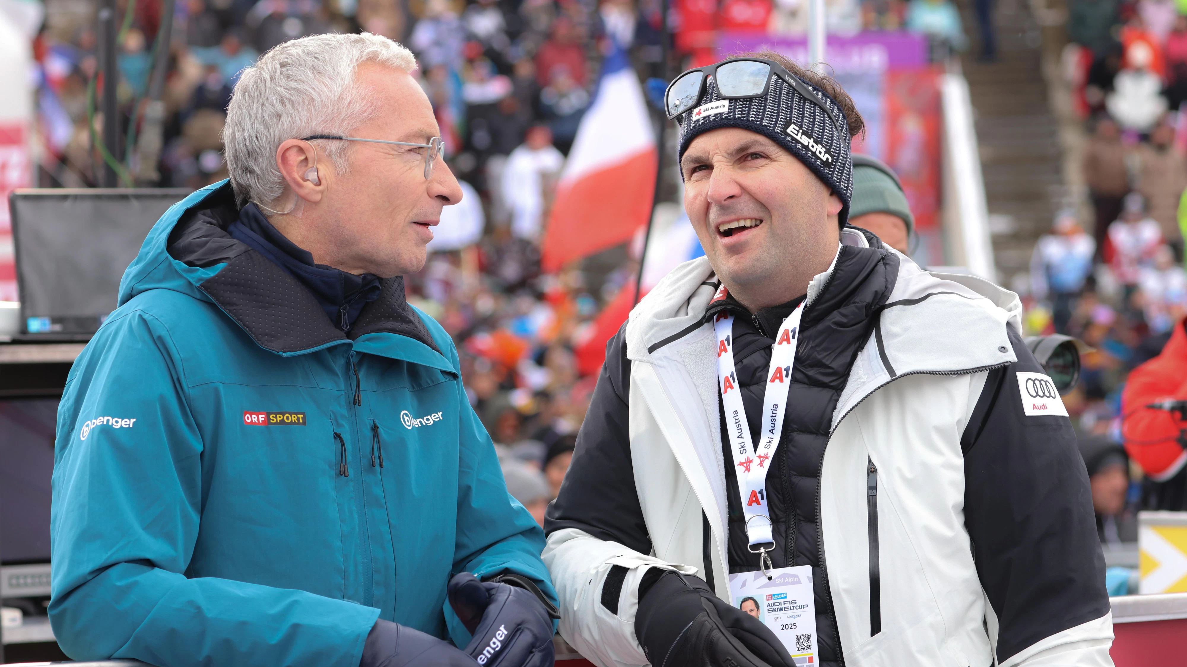 Rainer Pariasek im Gespräch mit Christian Scherer. 