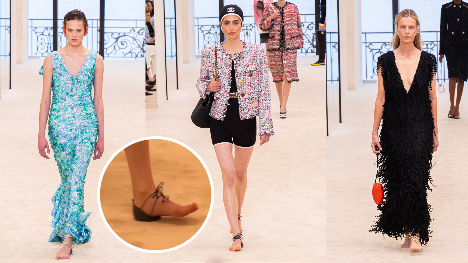 Das Modehaus Chanel schickte seine Models mit 