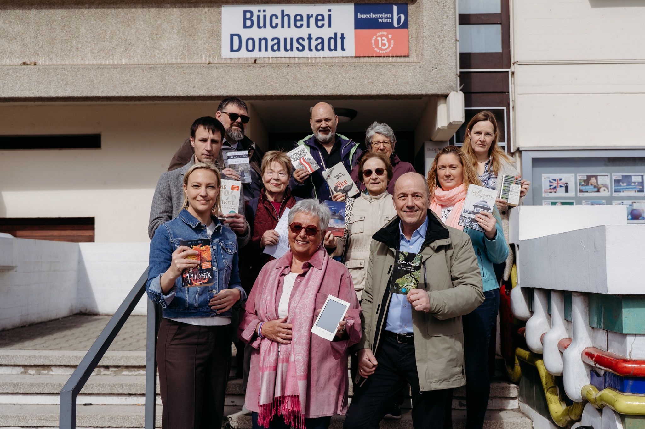 Die Bücherei Donaustadt wird abgerissen.