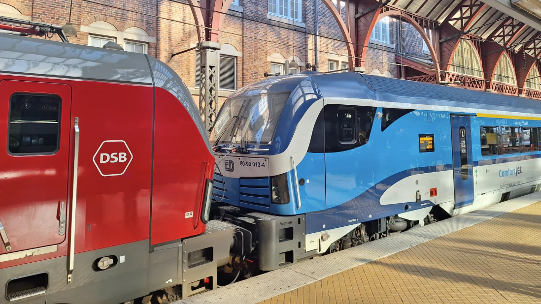 Die Tschechische Bahn fährt jetzt nach Dänemark. 